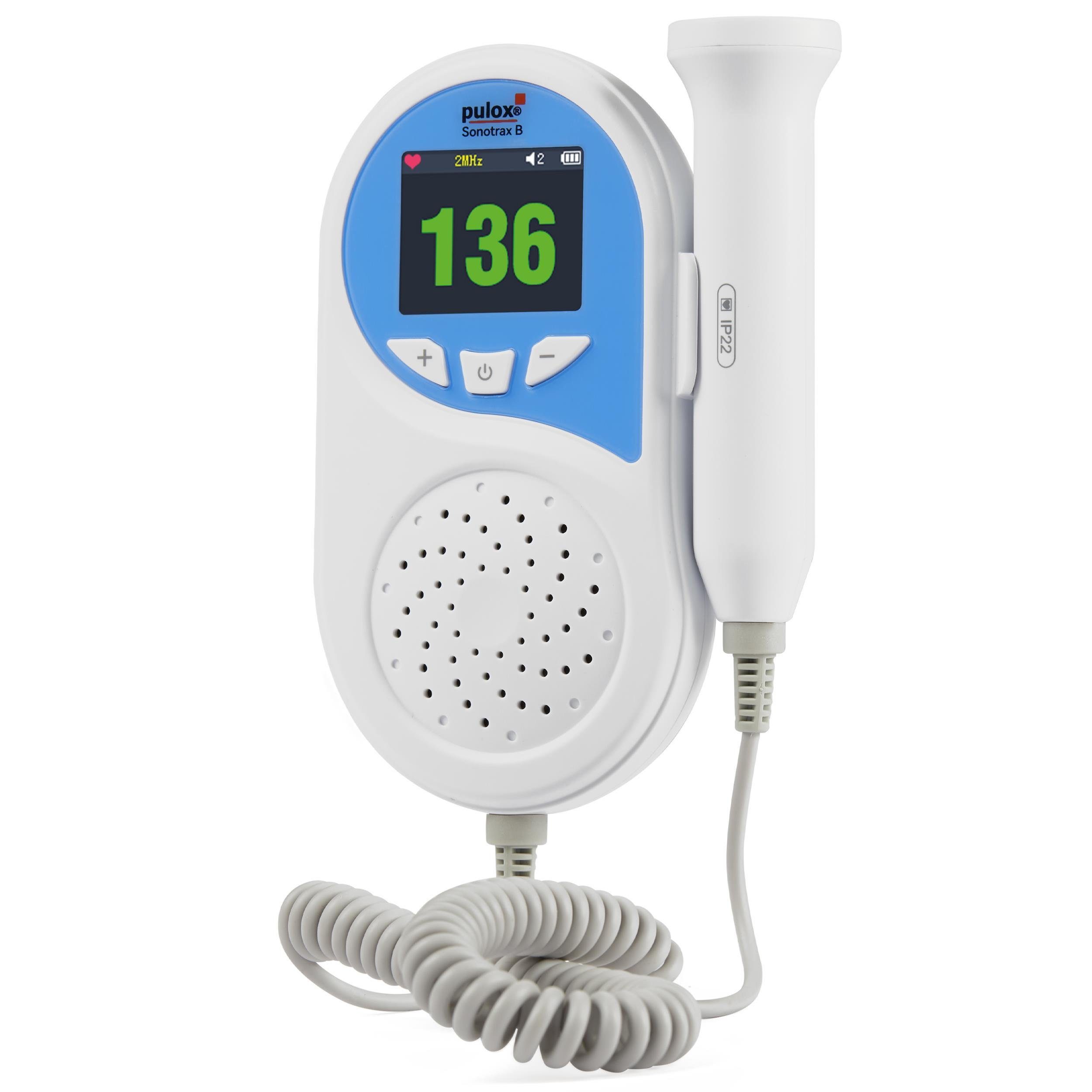 pulox Babyphone Sonotrax B - Ultraschall Fetal-Doppler mit Lautsprecher | Babyphones