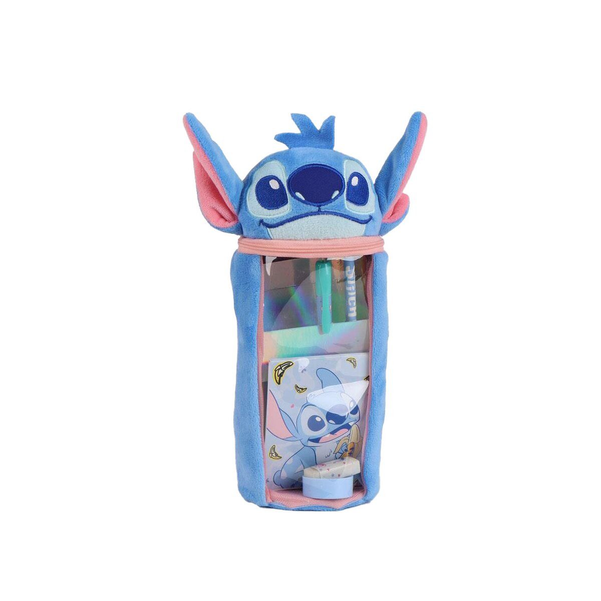 Lilo & Stitch Пеналы Lilo & Stitch Plüsch-Federmäppchen gefüllt Blau Disney