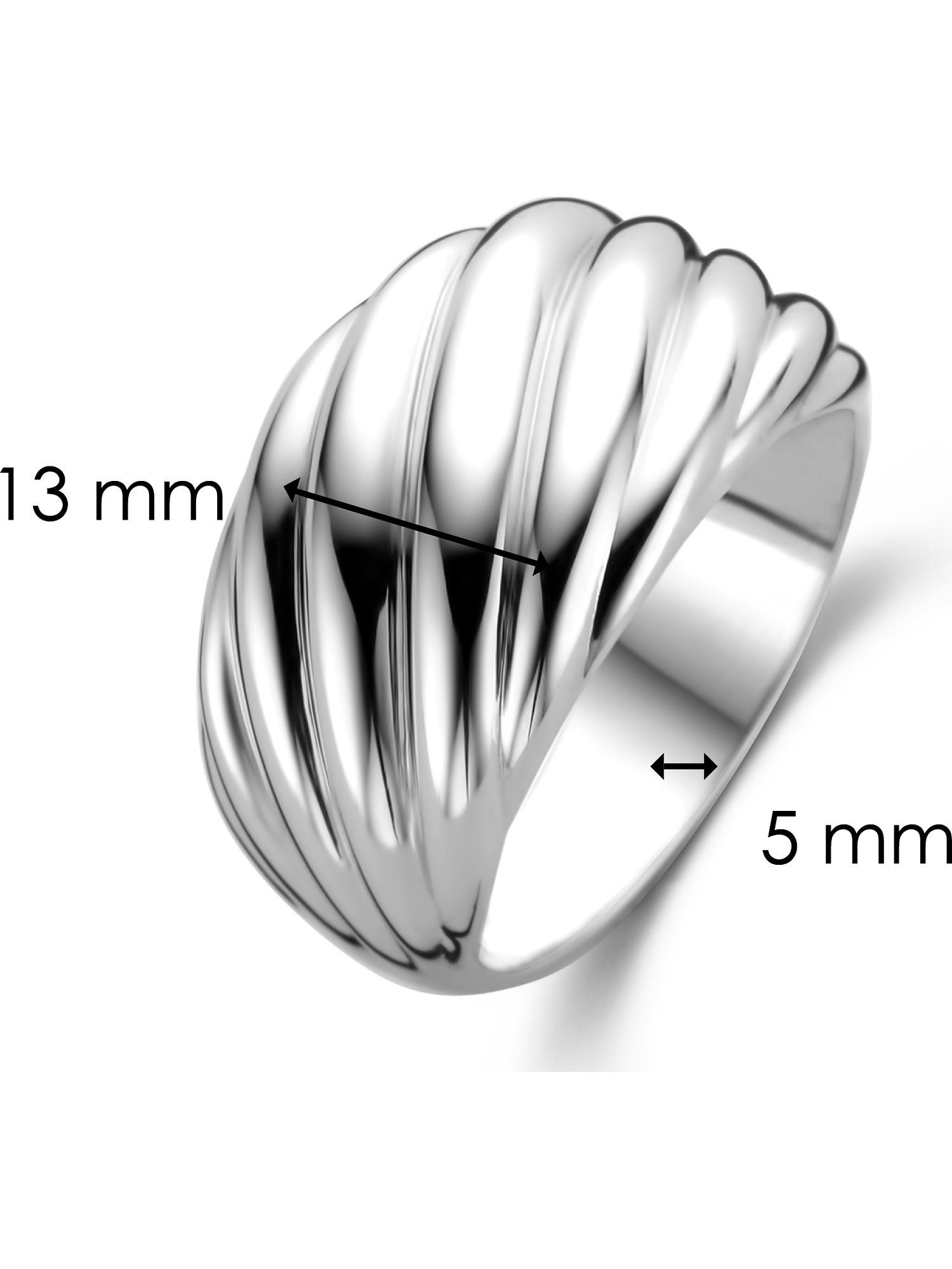 TI Silber - 925er Damen-Damenring Milano - SENTO Fingerring Sento Milano Ti