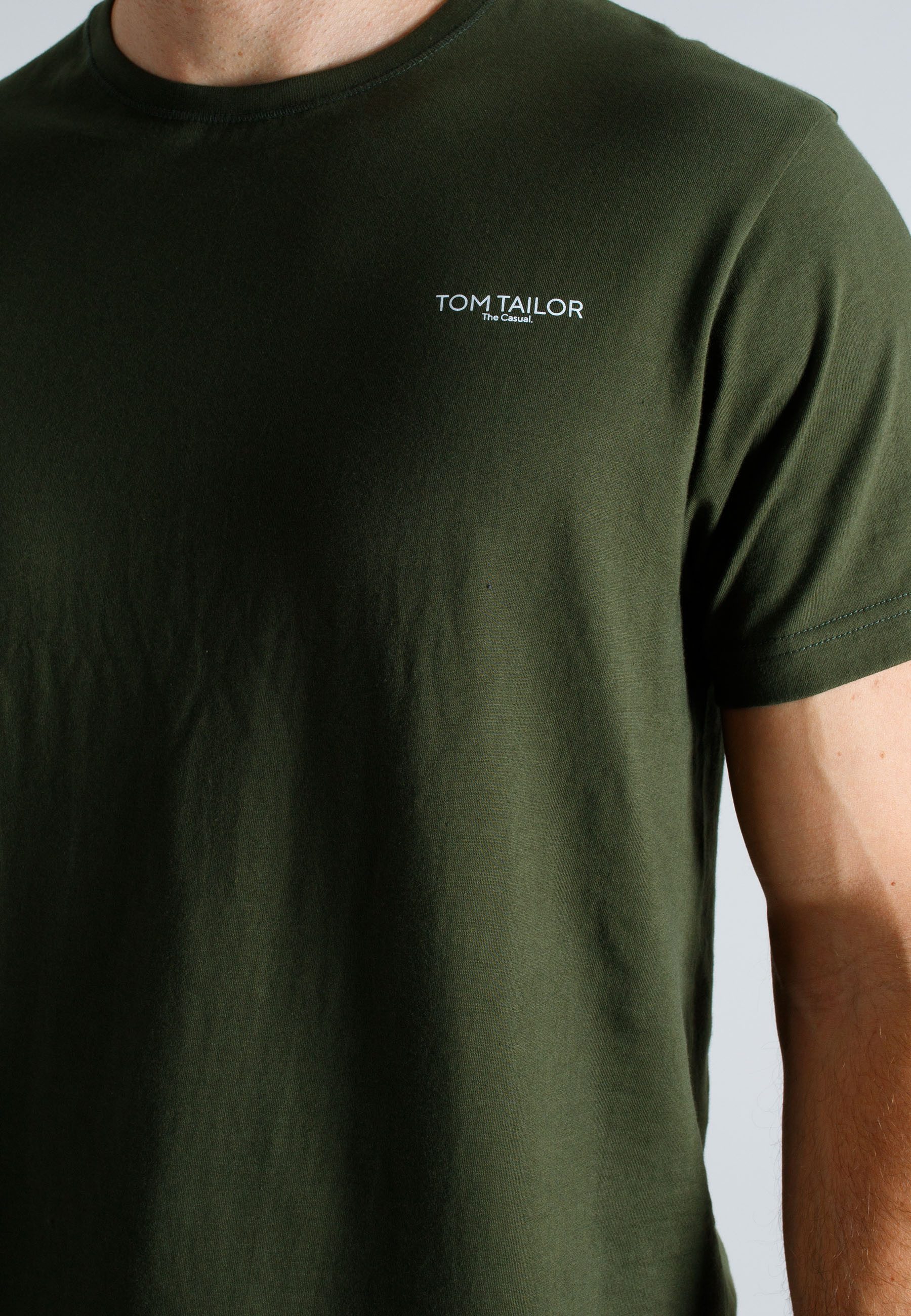 TOM TAILOR T-Shirt (3er Pack) lässiger Casual-Stil – Bild 5 von 5
