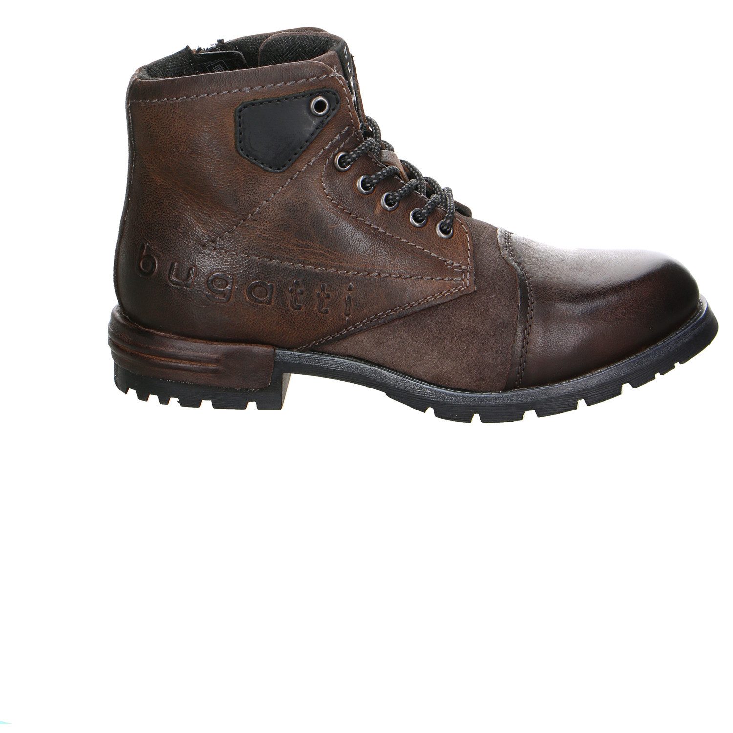 Bugatti Man 611 Leder Stiefelette Winter grau Winterstiefelette