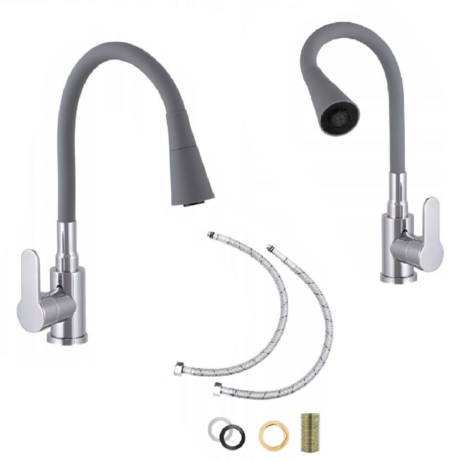 QLS Waschtischarmatur Flex 3000 Küchenarmatur Wasserhahn günstig online kaufen