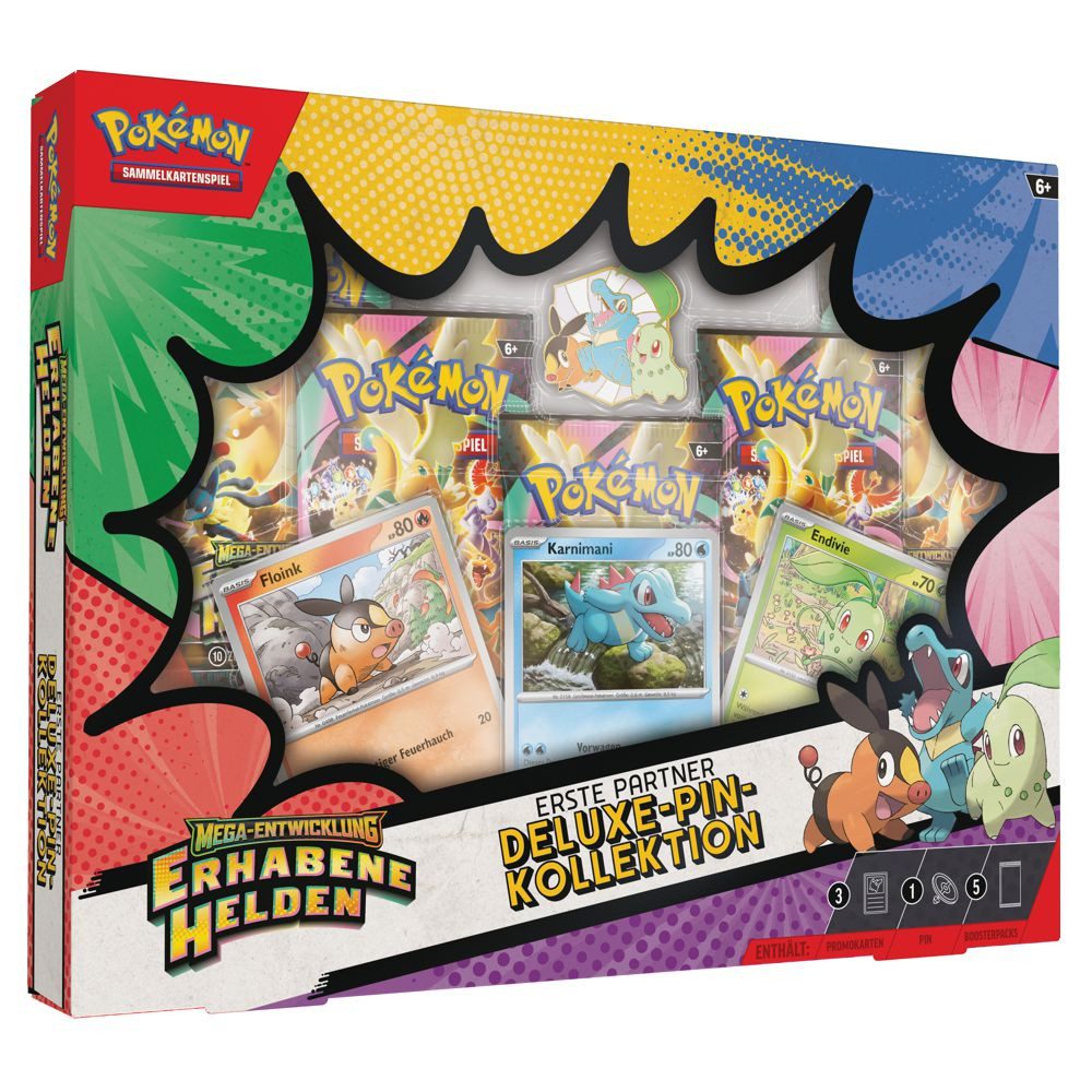 POKÉMON Sammelkarte Deluxe-Pin-Kollektion Pokemon Sammel-Karten Edition deutsch