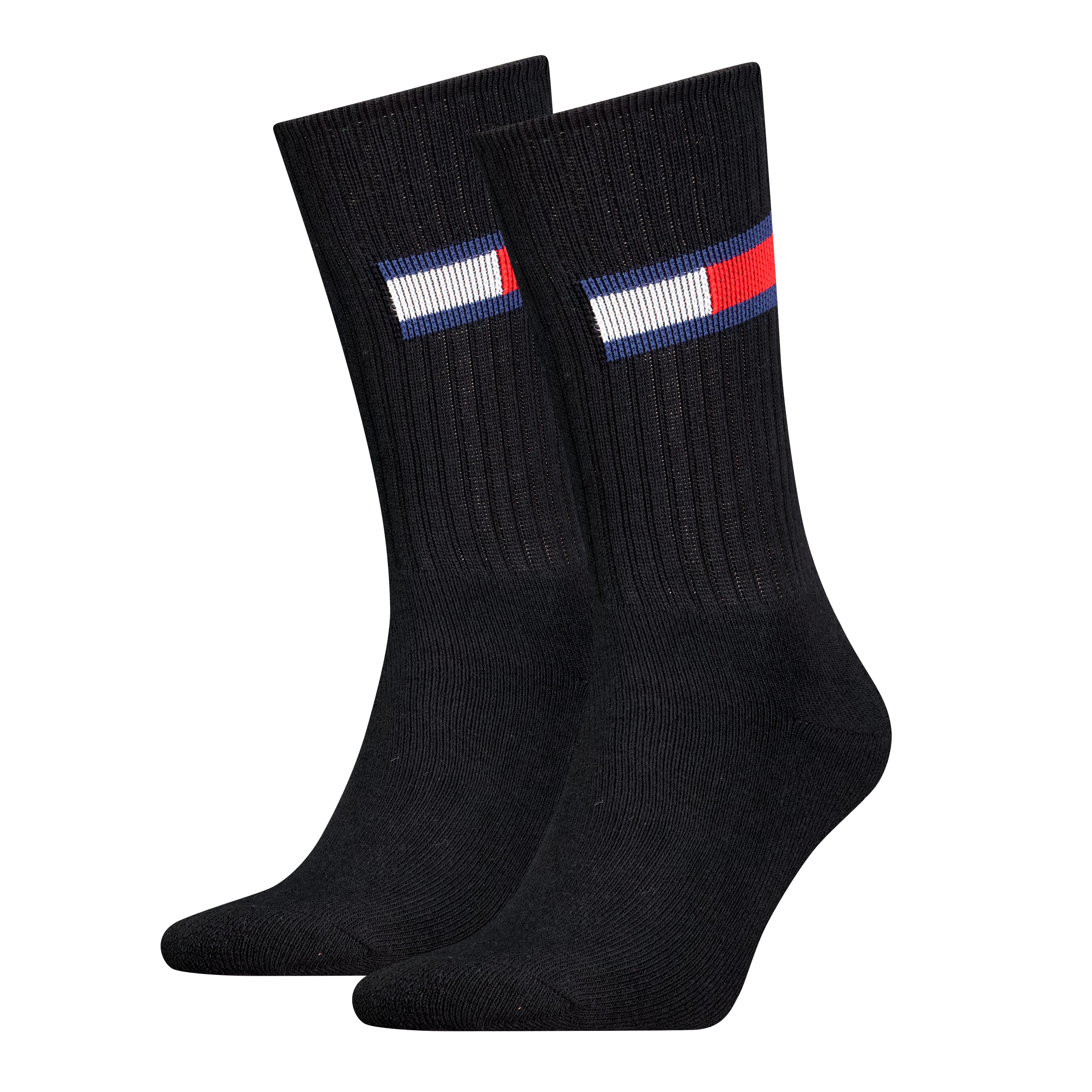 Tommy Hilfiger Socken TH UNI TJ SOCK 2P FLAG (2-Paar, 2 Paar) mit großem Lo günstig online kaufen