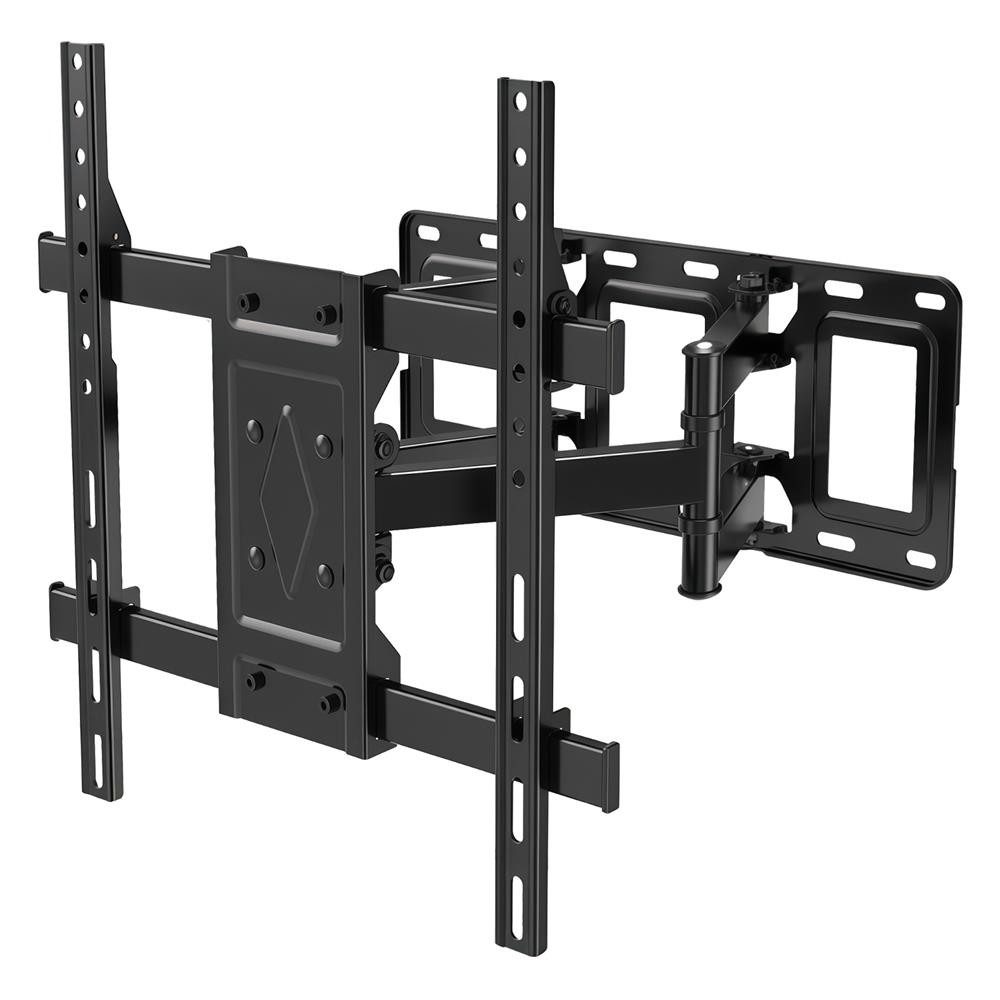 PFCTART TV-Wandhalterung TV Wandhalterung 40–80 Zoll, Schwenkbar & Neigbar, bis 65 kg, (bis 80 Zoll, Set, 1-tlg., Robuste Stahlkonstruktion, Platzsparend & Sicher für Wandmontage, VESA 200×100–600×400 mm, Ausziehbar 40–335 mm, Flexibler Blickwinkel)