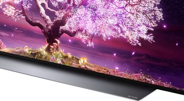 LG OLED55C17LB OLED-Fernseher (139 cm/55 Zoll, 4K Ultra HD, Smart-TV, (bis zu 120Hz), α9 Gen4 4K AI-Prozessor, Twin Triple Tuner, Sprachassistenten, HDMI 2.1)