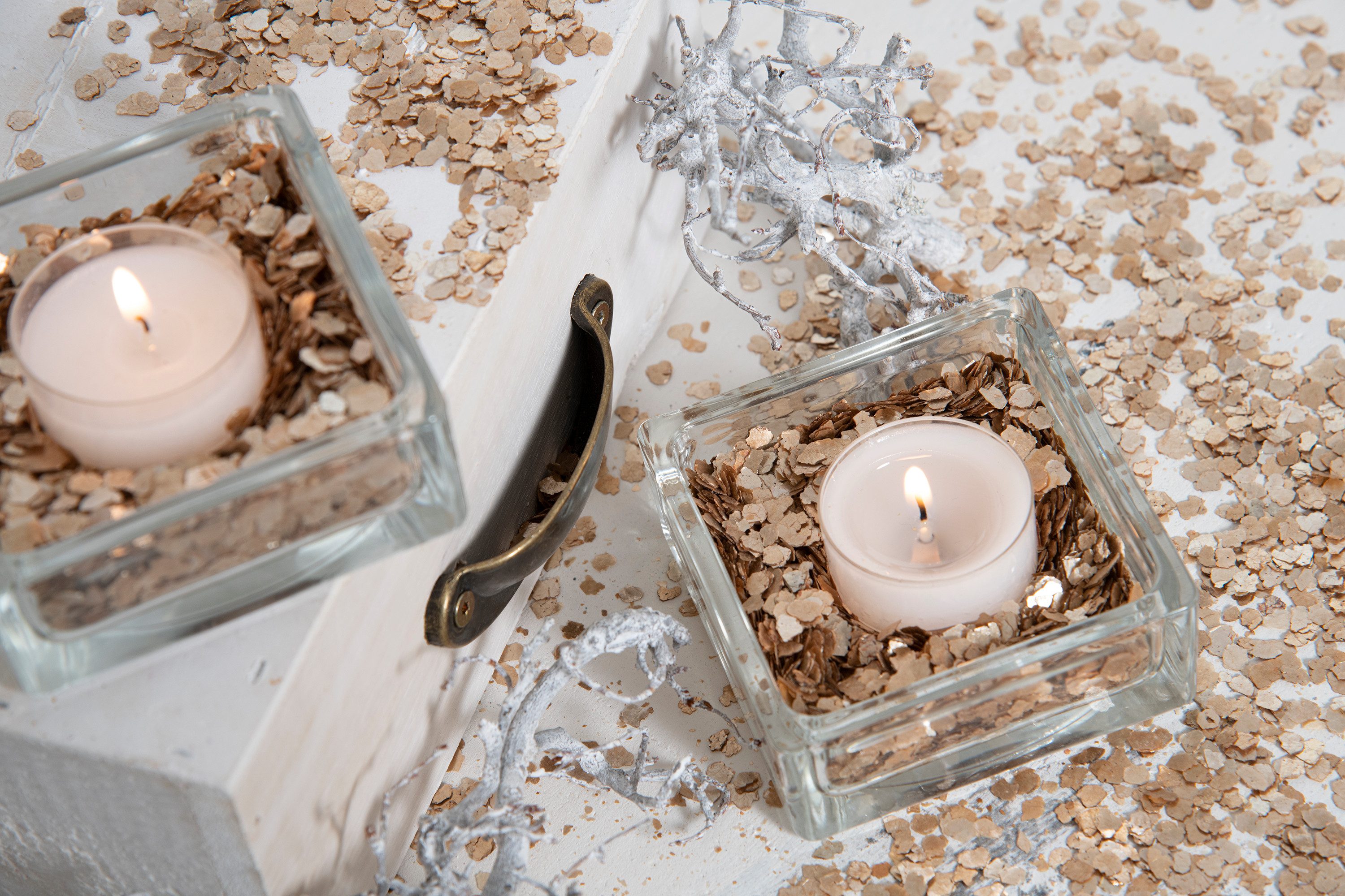 Eurosand Streudeko Natur Glimmer Flocken 500g 0,1 - 3,0 mm