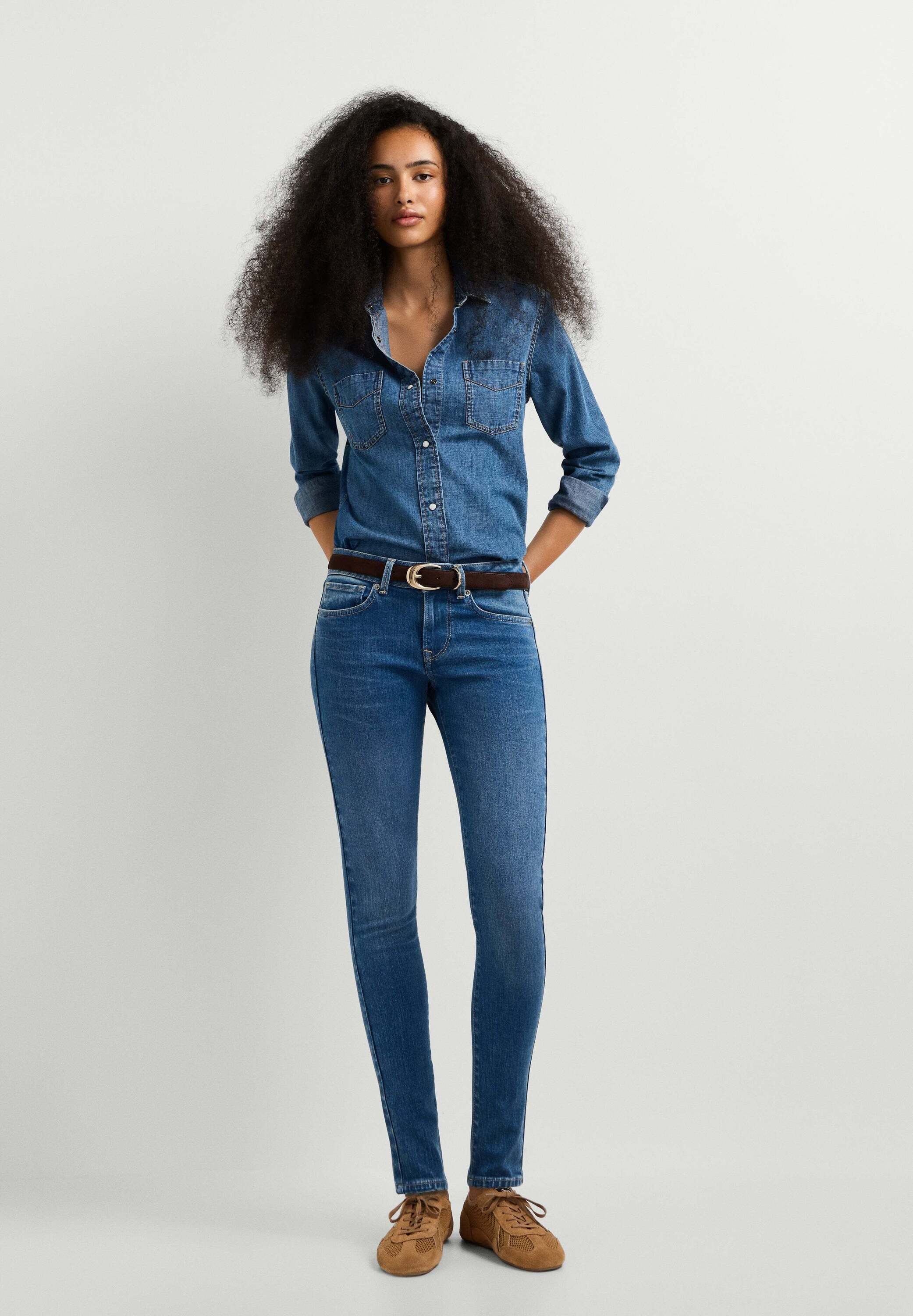 Pepe Jeans Slim-fit-Jeans slim fit jeans SKINNY JEANS LW SOHO