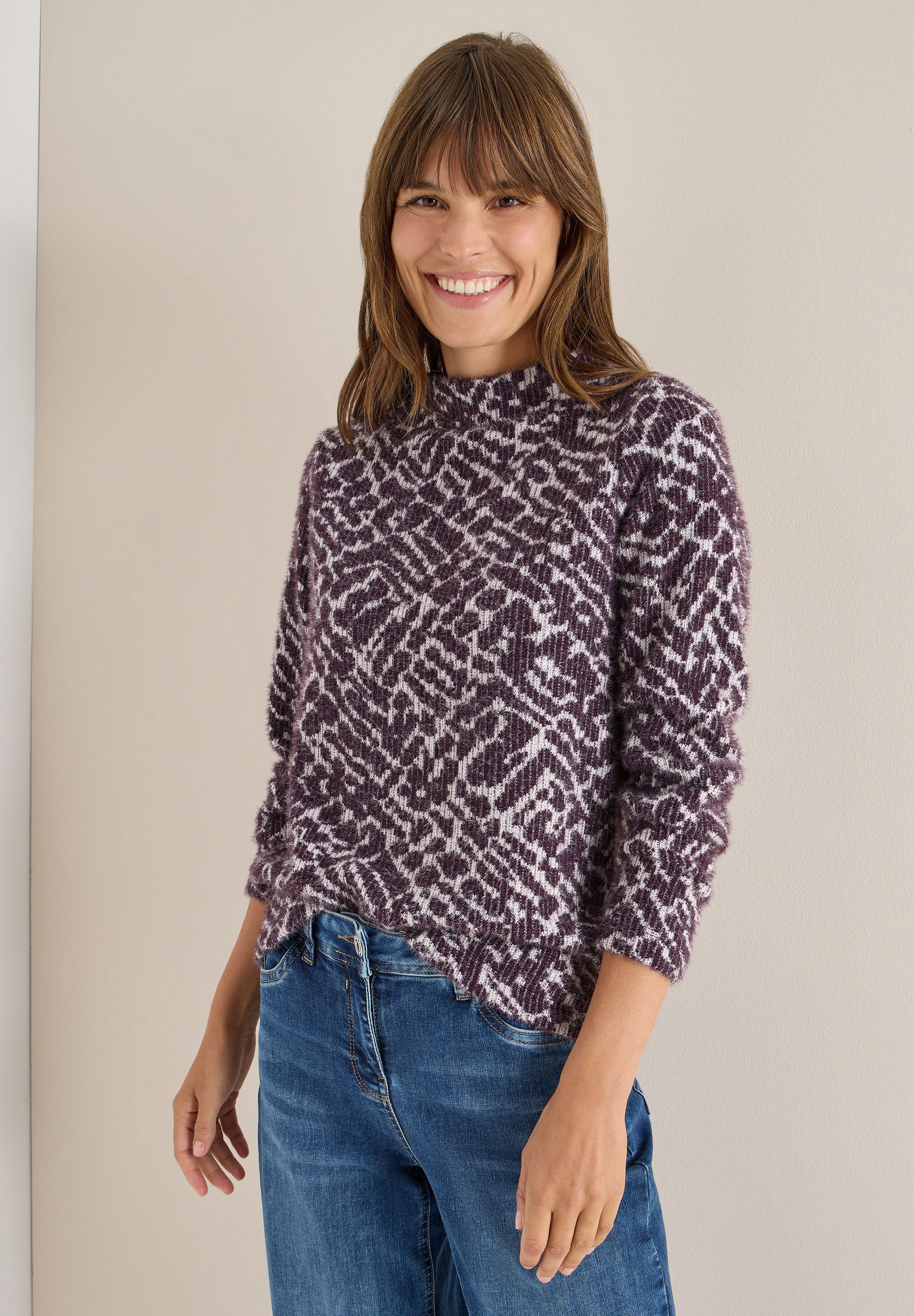 CECIL Langarmshirt im grafischen Design günstig online kaufen