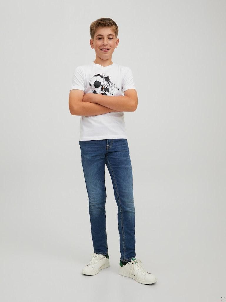 Jack & Jones Junior Slim-fit-Jeans Kinder Junior Jeans Hose Jjiglenn Jjoriginal Ge 006 I.k Jnr – Bild 5 von 5