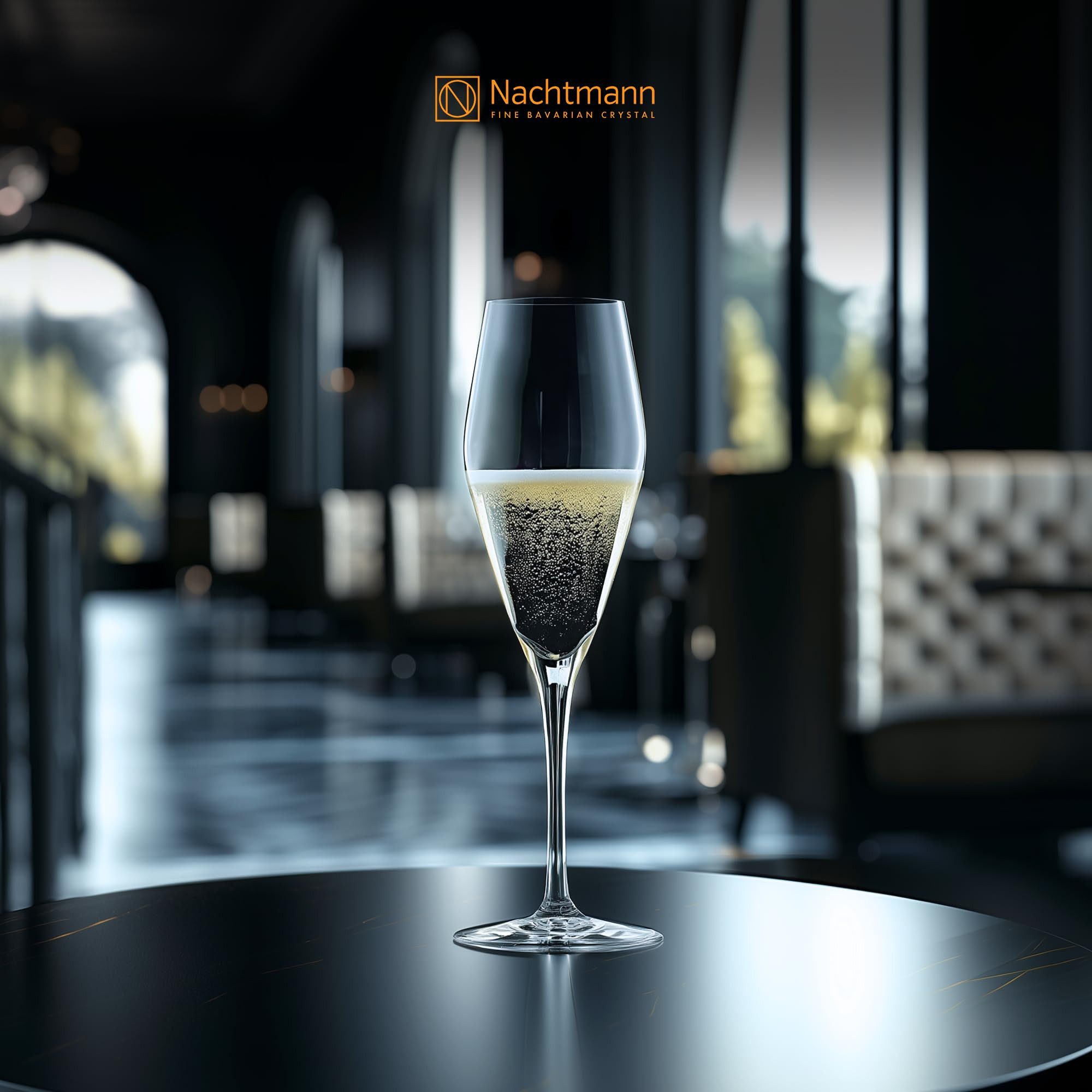 Nachtmann Gläser-Set ViNova Wein- und Champagnergläser 12er Set, 12-tlg., Glas
