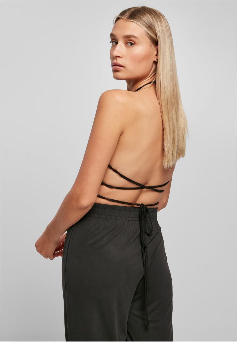 URBAN CLASSICS Tanktop Ladies Rib Trapeze Cropped Top XS bis 5XL