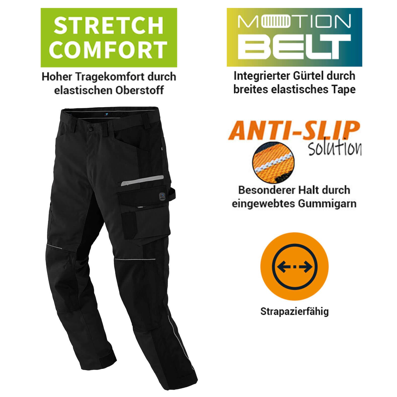 Terrax Workwear Arbeitshose Herren Bundhose für die Arbeit mit Knietaschen günstig online kaufen