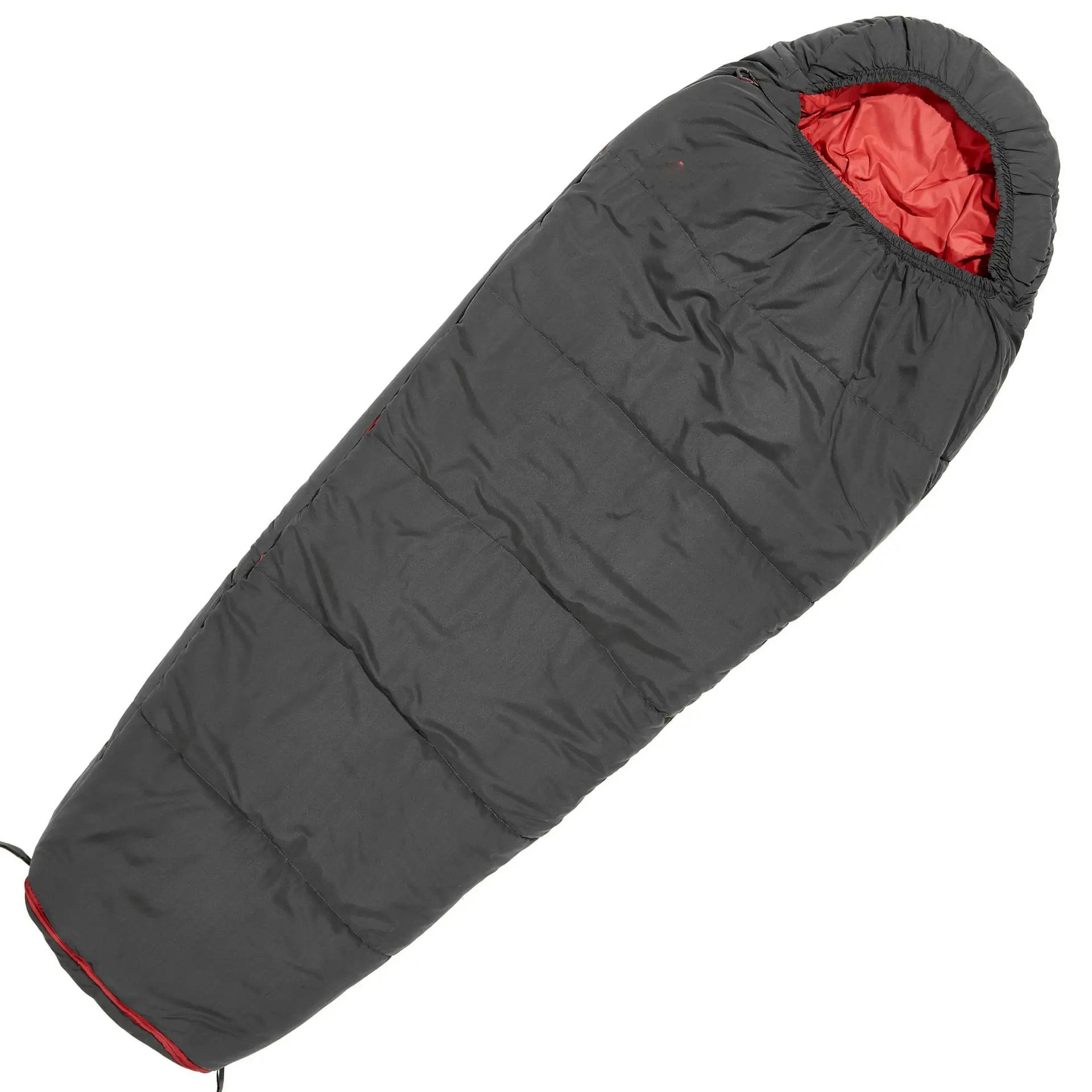Norskskin Mumienschlafsack Mumienschlafsack Red Kinder verstellbar 160 cm bis 190 cm 1,2 kg, Verstellbare Länge
