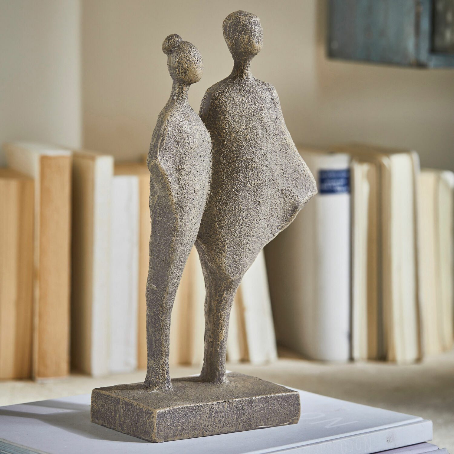 Mirabeau Dekofigur Skulptur Teslin antikgrau, none – Bild 3 von 4