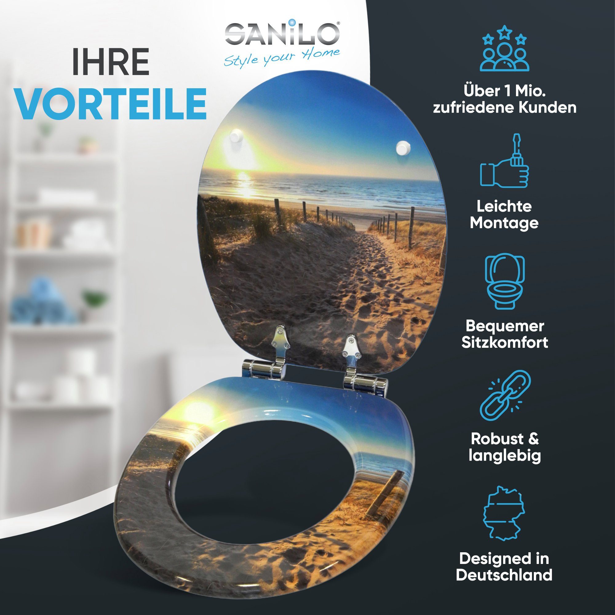 Sanilo WC-Sitz mit Absenkautomatik, viele schöne Toilettensitze direkt vom günstig online kaufen