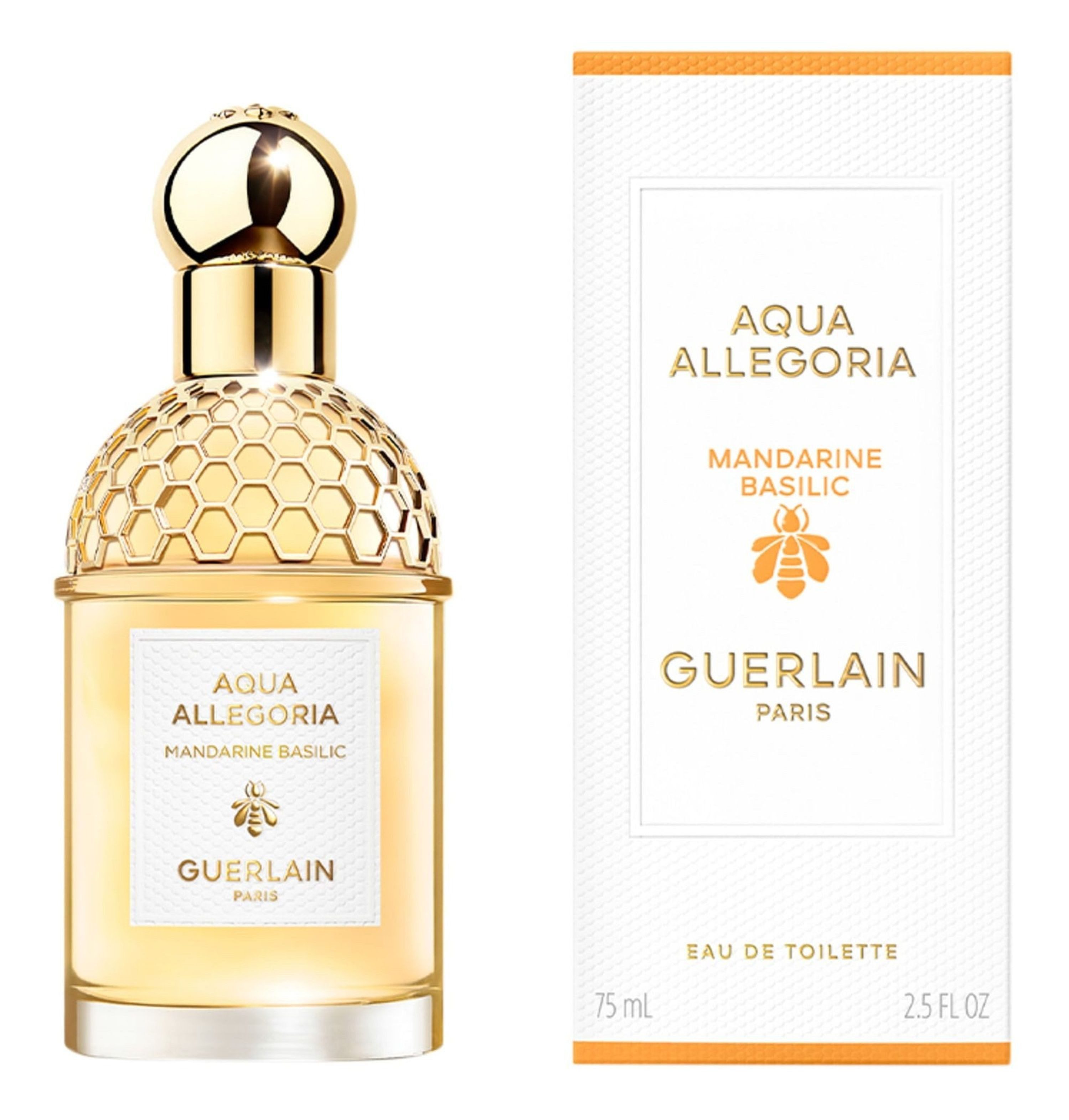 GUERLAIN Eau de Toilette Aqua Allegoria Mandarine Basilic EDT Damne Spray, Frisch-zitrischer Duft mit Mandarine, Basilikum und grünem Tee