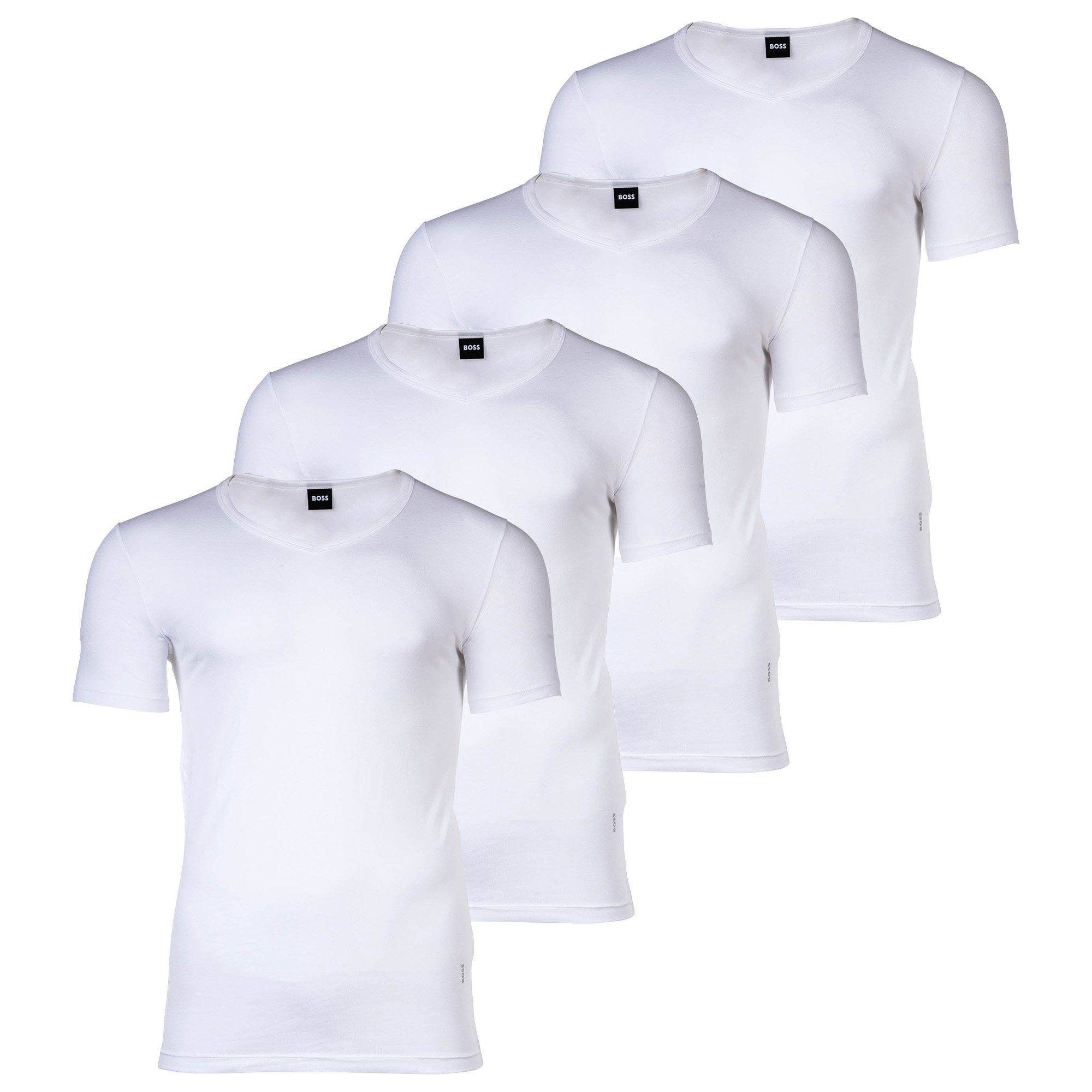 Unterhemd Herren Unterhemd 4er Pack Baumwolle