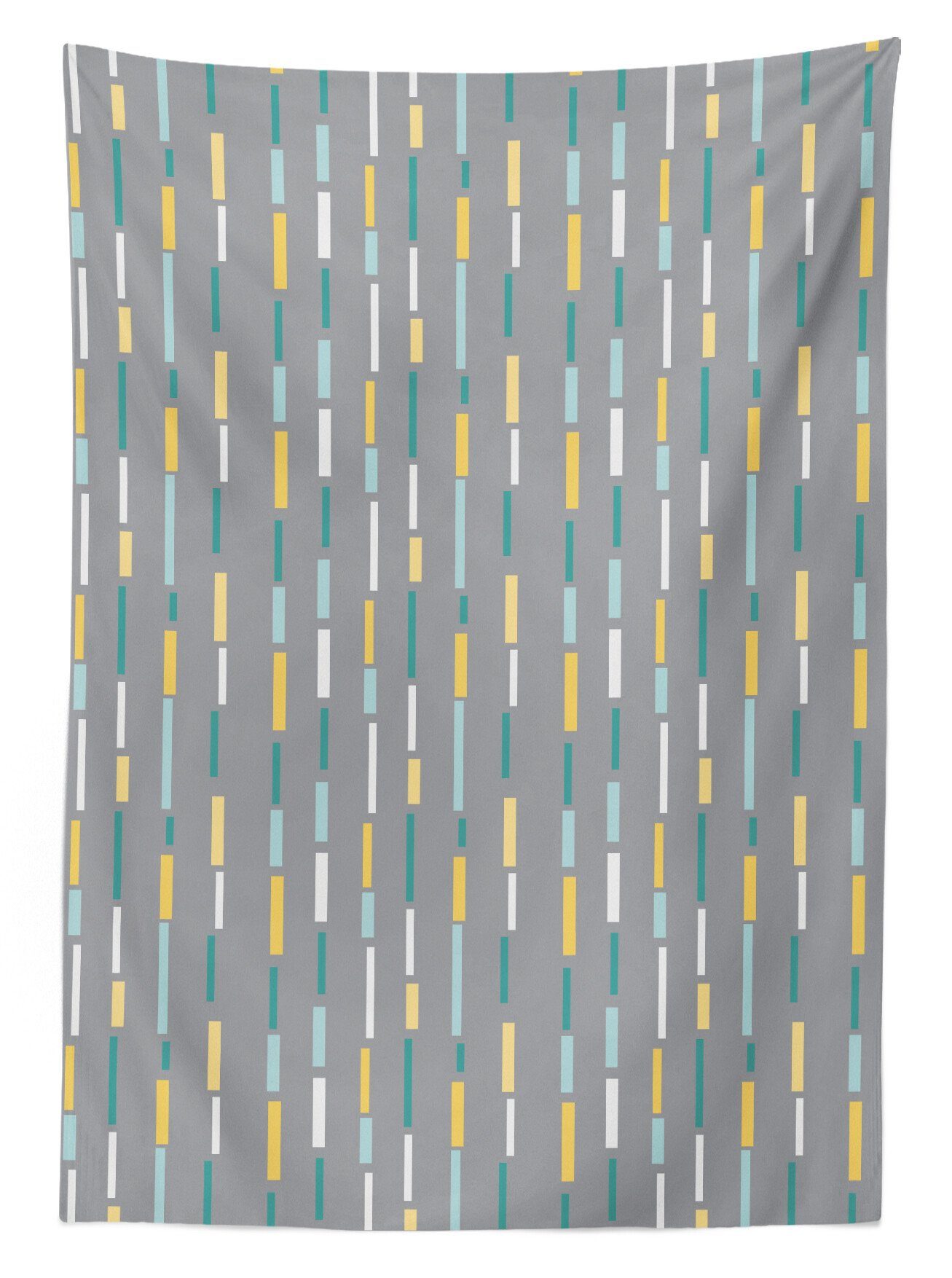 Design Retro Klare Waschbar Für Abakuhaus Außen Bereich Tischdecke Abstrakte den Geometrisch Farbfest geeignet Farben,