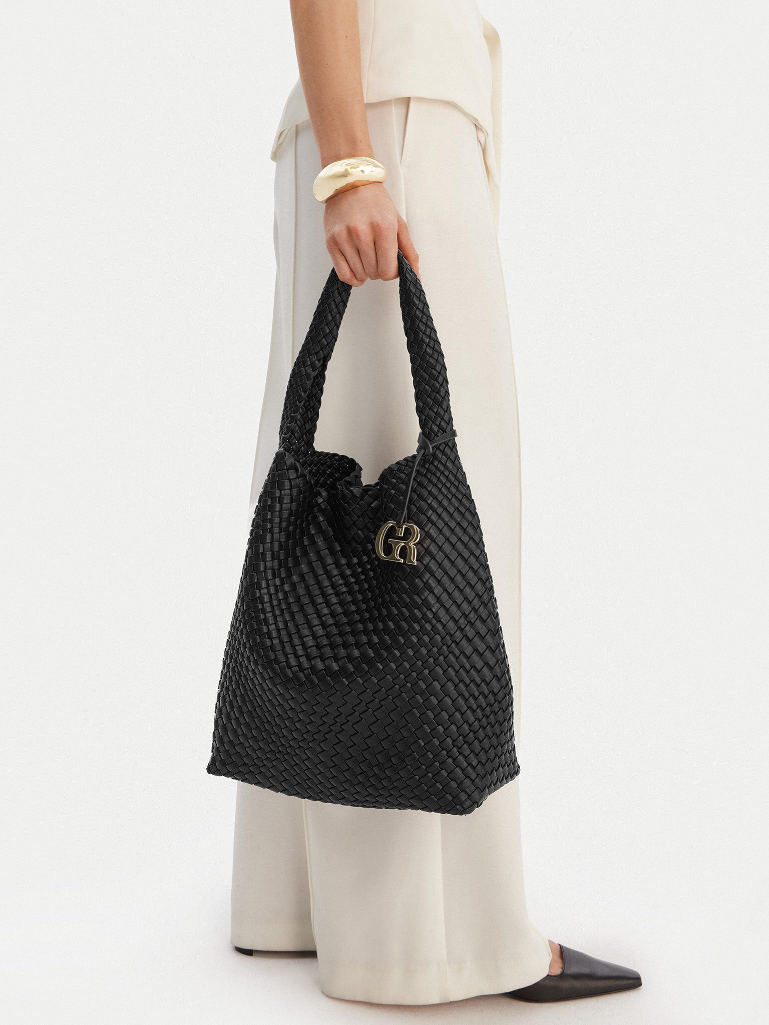 GINO ROSSI Handtasche Gino Rossi Damenhandtasche Schwarz Gino Rossi-C-JERRY-LT22070 Schwarz