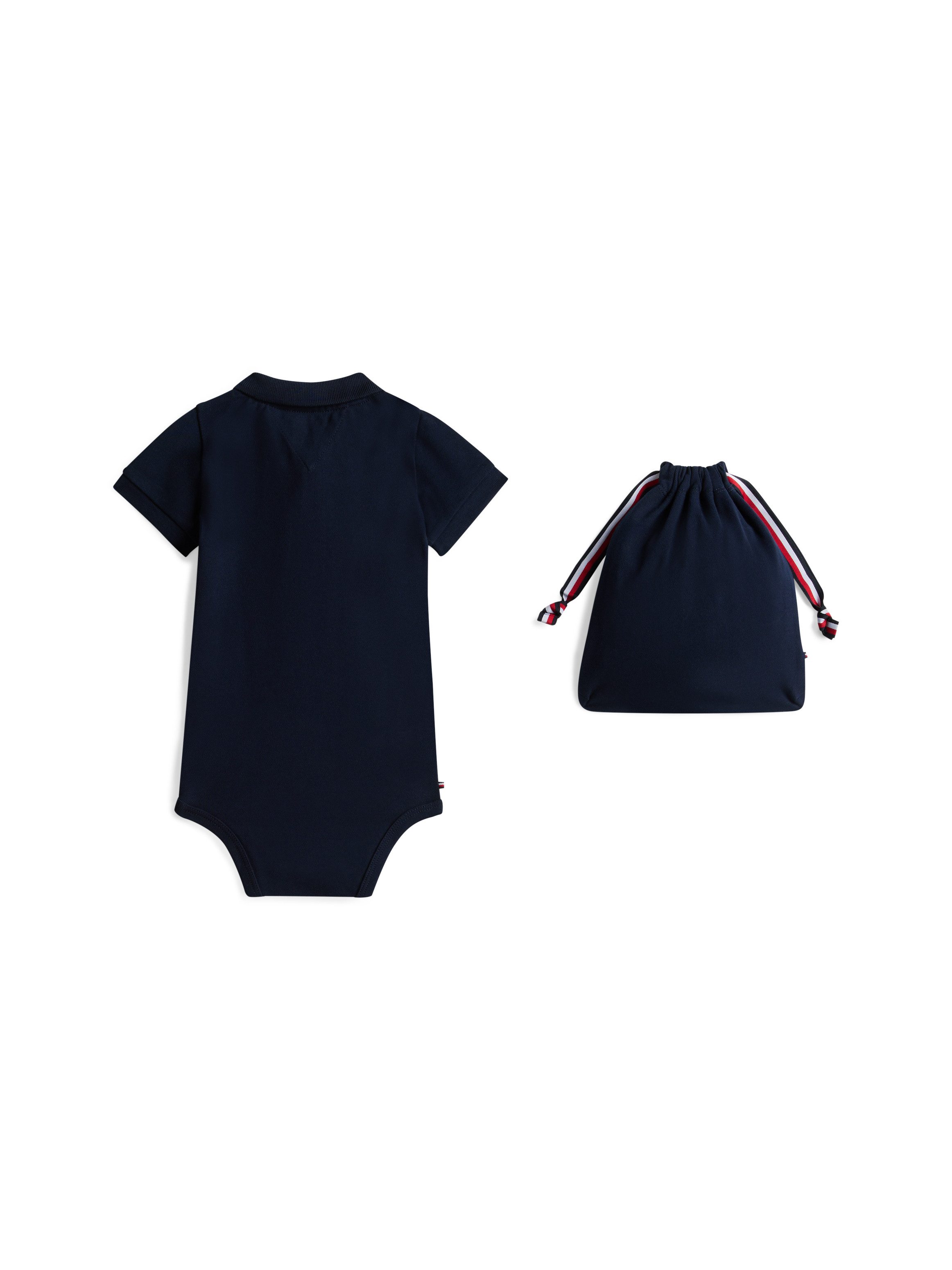 Tommy Hilfiger Kurzarmbody POLO BODY GIFTPACK (Set, 2-tlg) für Babys, mit Geschenkbeutel