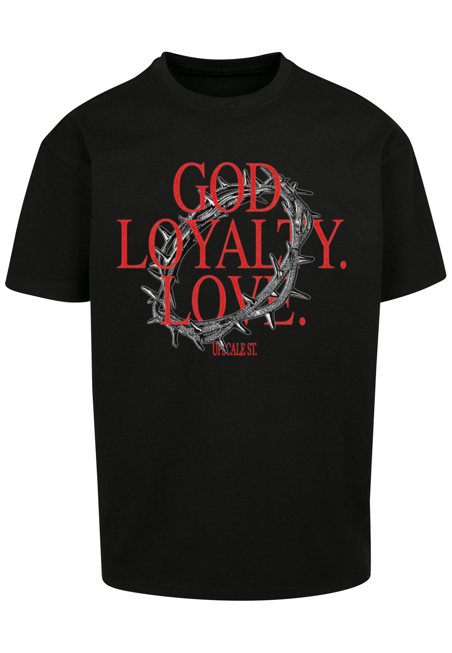 Upscale by Mister Tee T-Shirt Upscale by Mister Tee Unisex God Loyalty Love Oversize Tee (1-tlg)
