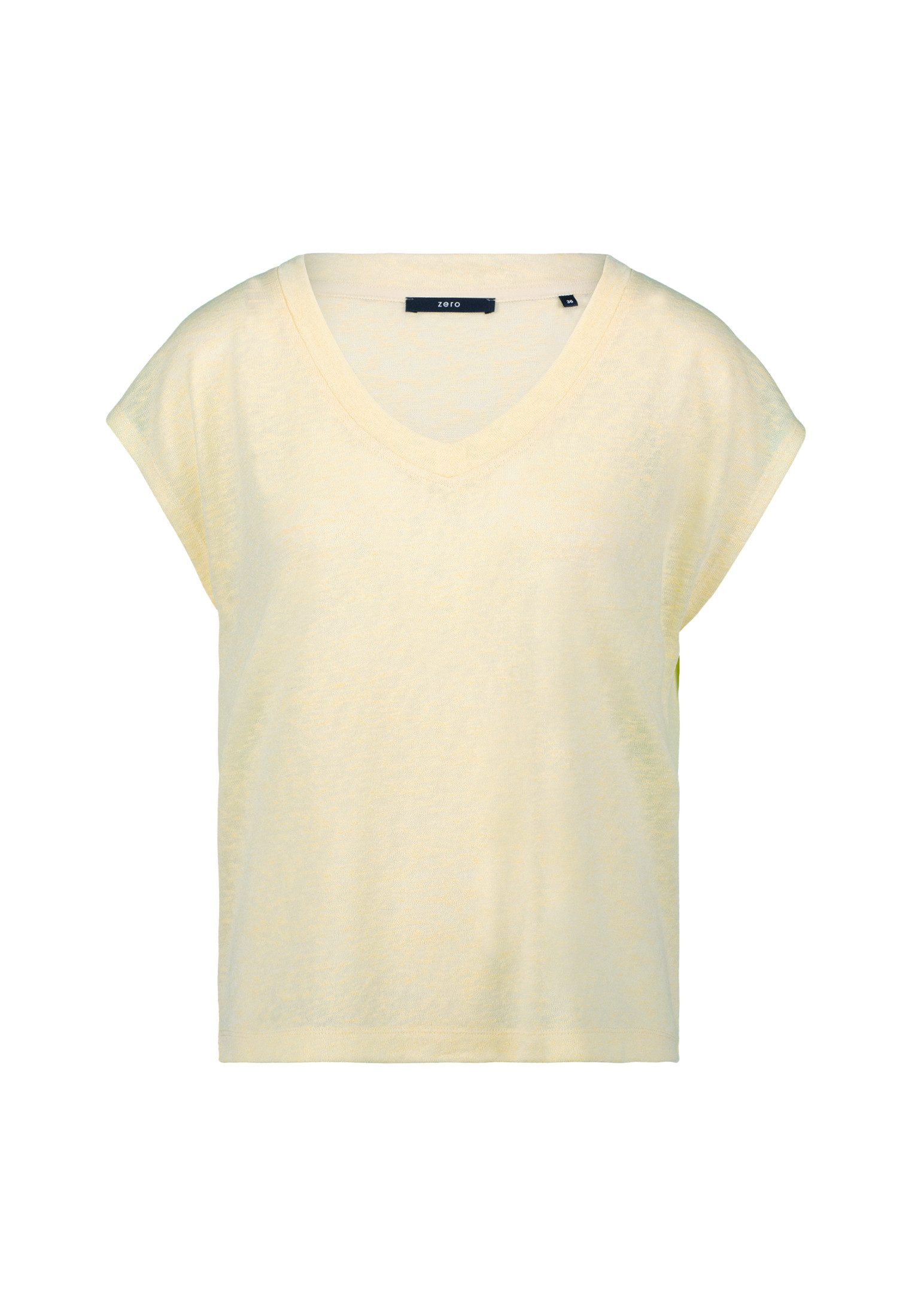 Zero T-Shirt zero Sommer-T-Shirt mit V-Ausschnitt günstig online kaufen