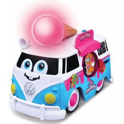 bbJunior Spielzeug-Bus VW Magic Ice Cream Bus, mit Licht- und Soundeffekten