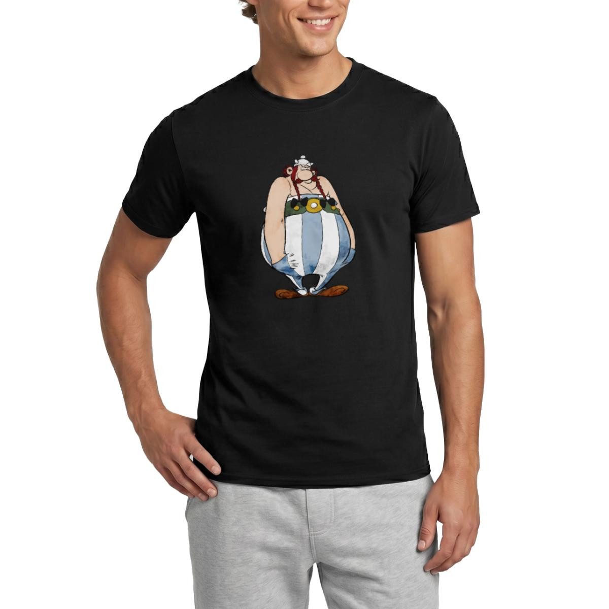 Spreadshirt T-Shirt Asterix & Obelix Bockig Männer T-Shirt (1-tlg)