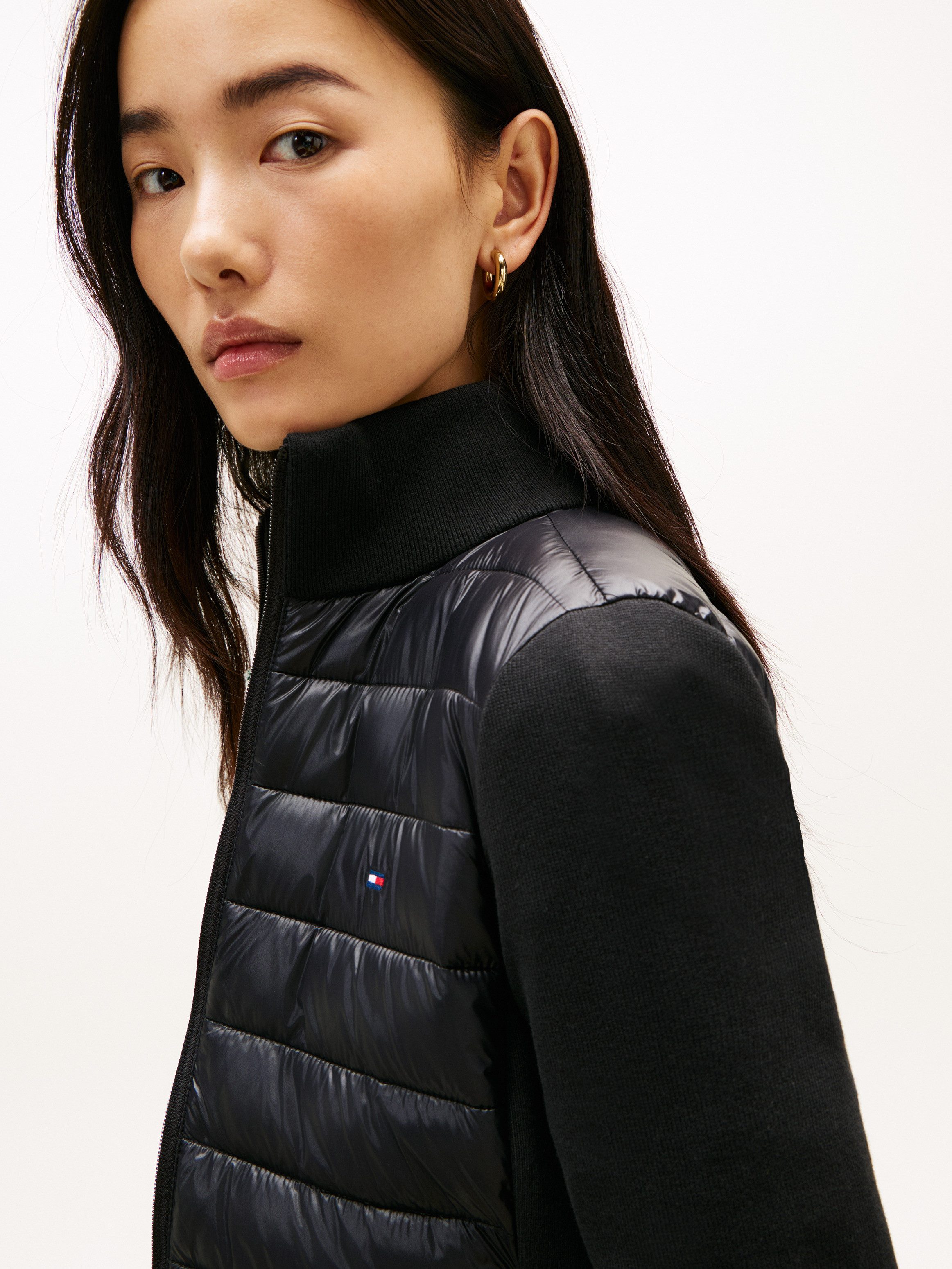 Tommy Hilfiger Steppjacke LW KNIT MIX PADDED JACKET günstig online kaufen