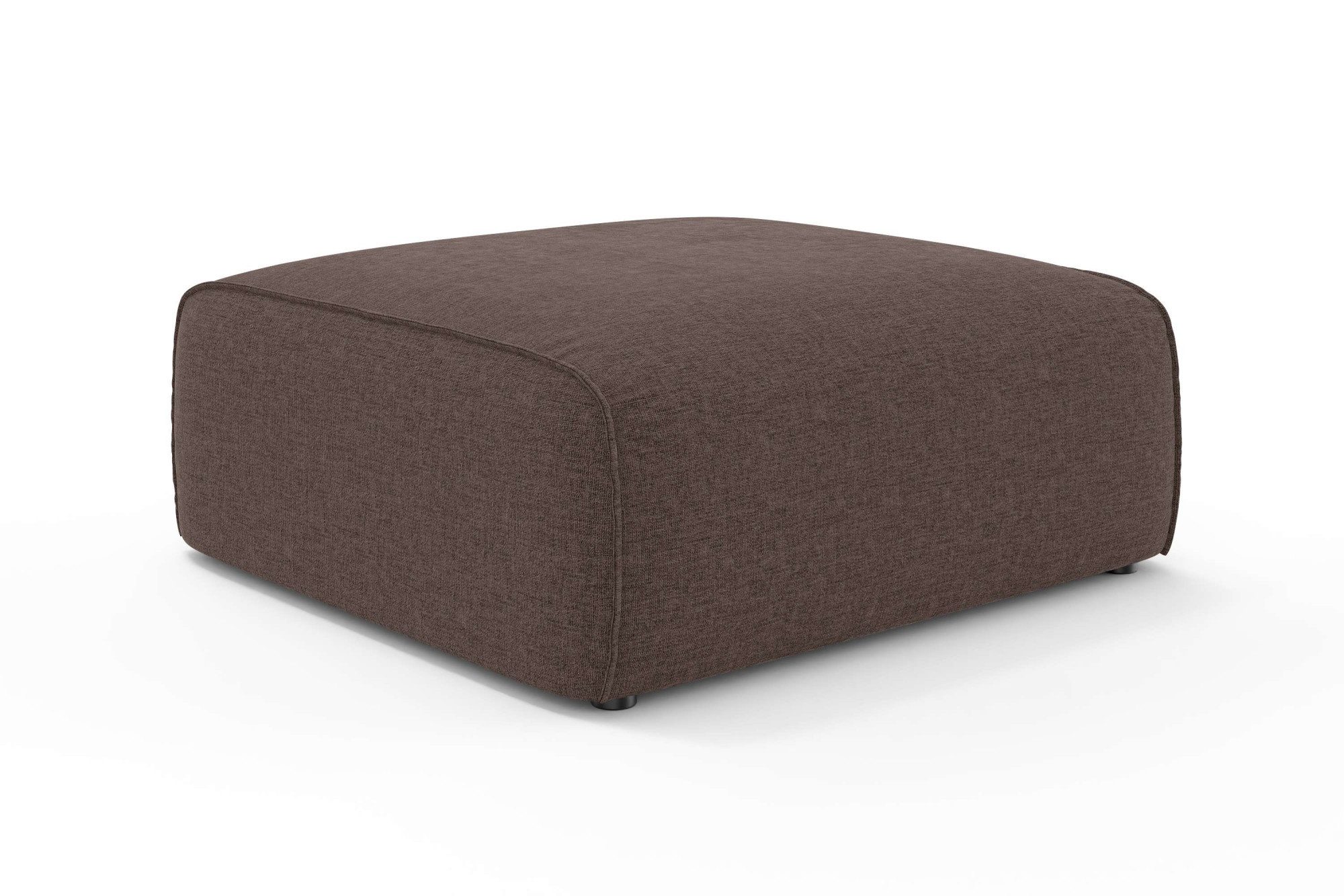 OTTO home Polsterhocker Merid Sitzhocker, Maße B/T/H: 97/97/43 cm, als Modul oder separat verwendbar, für individuelle Zusammenstellung