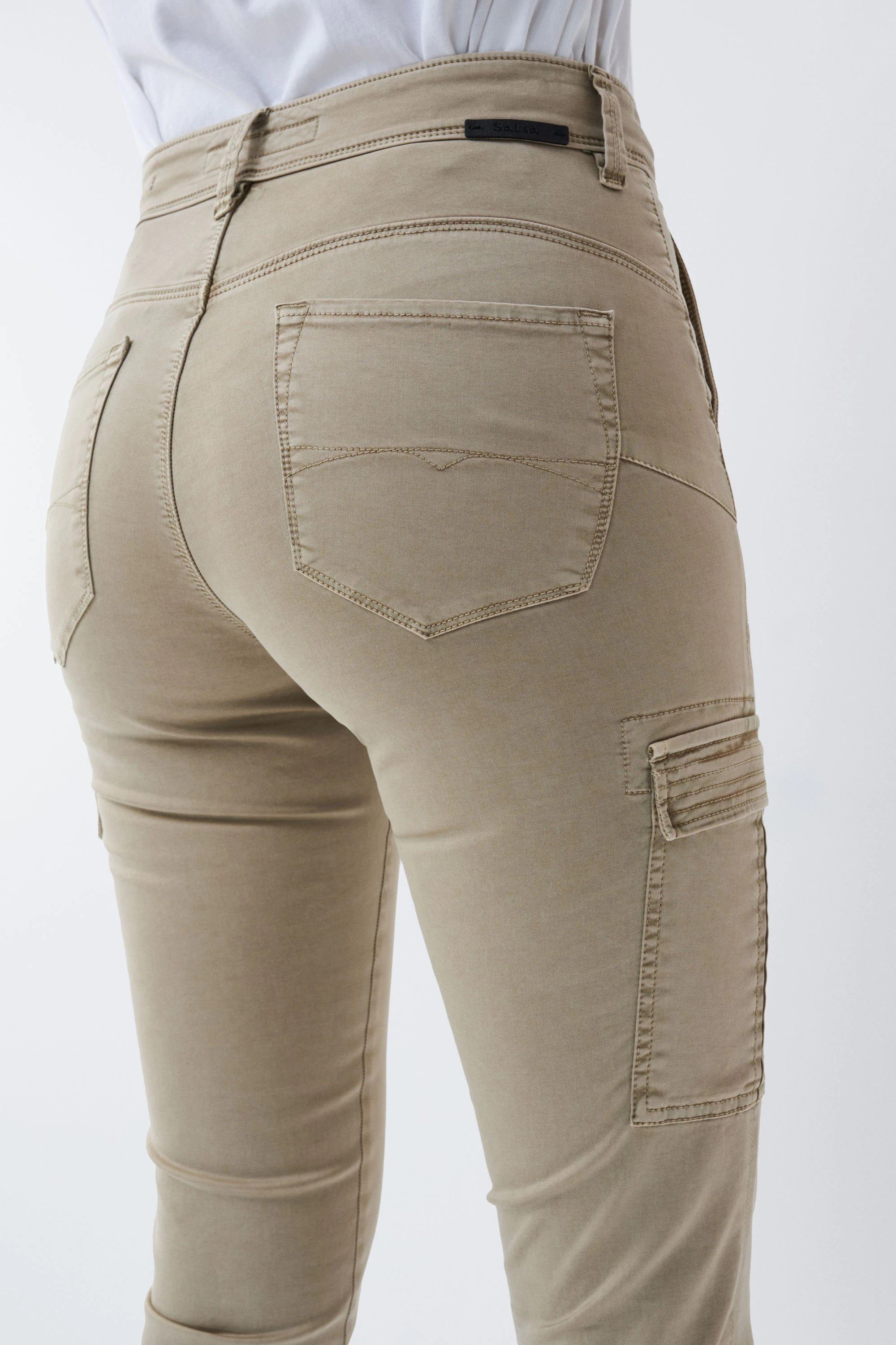 Salsa Stretch-Jeans SALSA JEANS SECRET GLAMOUR PUSH IN beige 125999.1111