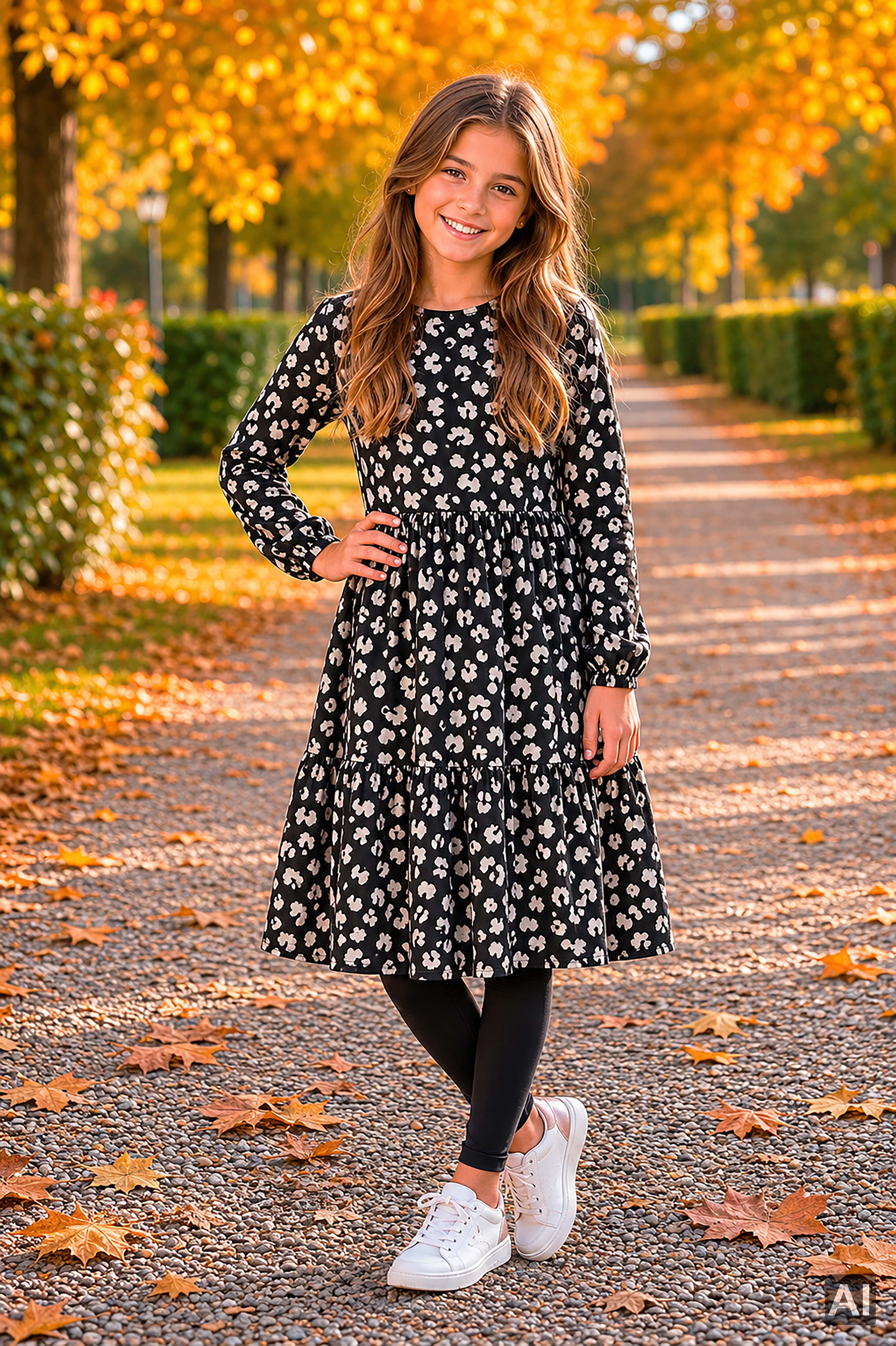 happy girls Druckkleid Viskose, Alloverdruck – Bild 4 von 4