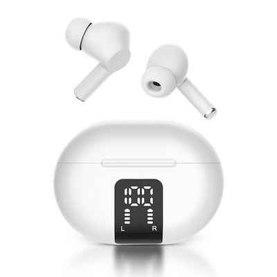 Woyax Pro Bluetooth Наушники mit Indicateur LED, HiFi Stereoklang In-Ear-Kopfhörer (HD 4 Mikrofon ENC, IPX5 Wasserdicht, in ear Ohrhörer für Sport und Arbeit, Tiefer Bass)