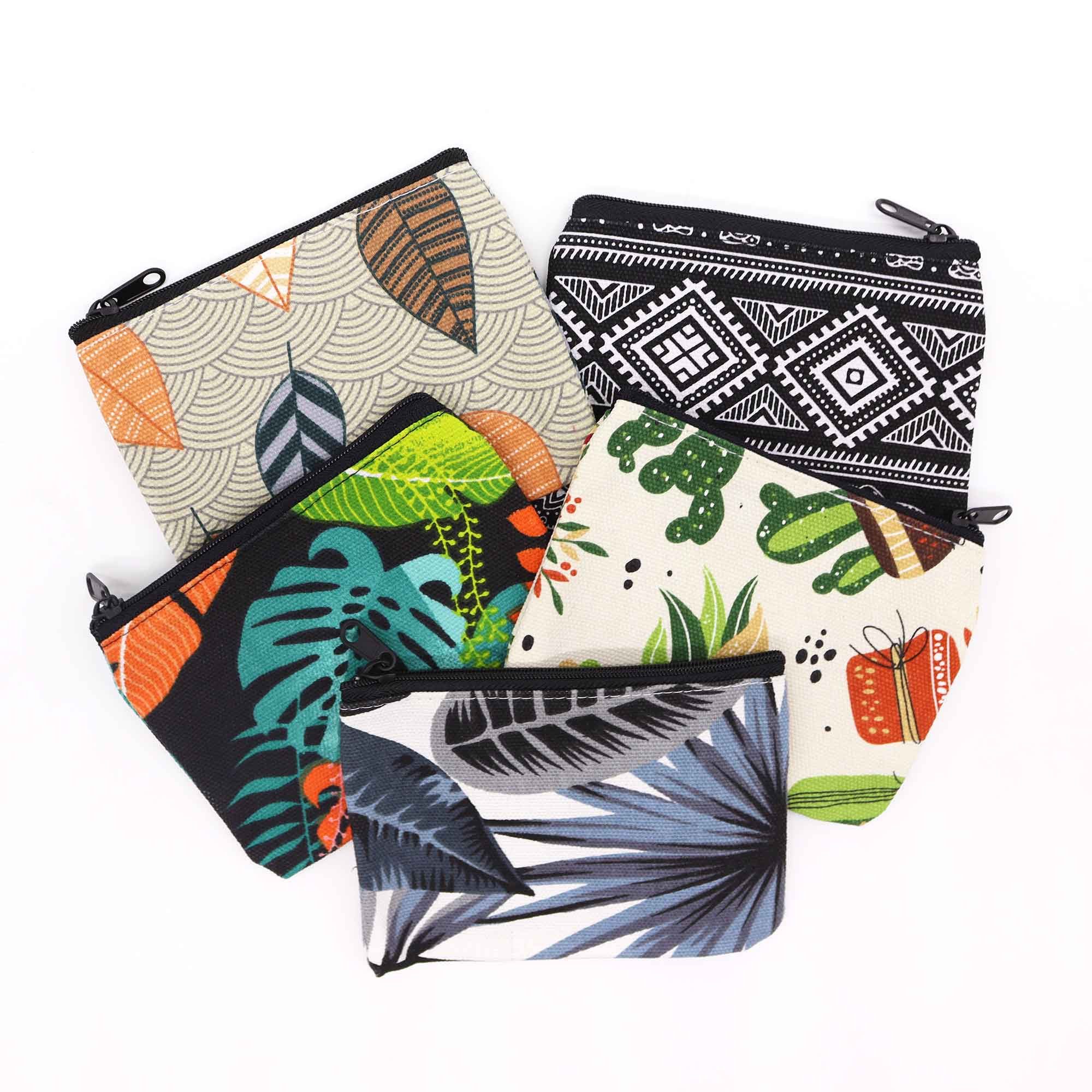 Bali-Homedecor Beuteltasche Mini-Mehrzweckbeutel (5x4 verschiedene Designs) 14x10cm