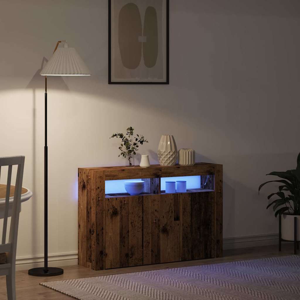 vidaXL Sideboard Sideboard Altholz 116 x 30 x 75 cm Holzwerkstoff (1 St)