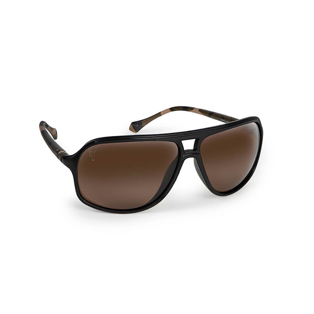 FOX International Sonnenbrille Fox AV8 Polarisierte Sonnenbrille Polbrille Schwarz Camo Herren