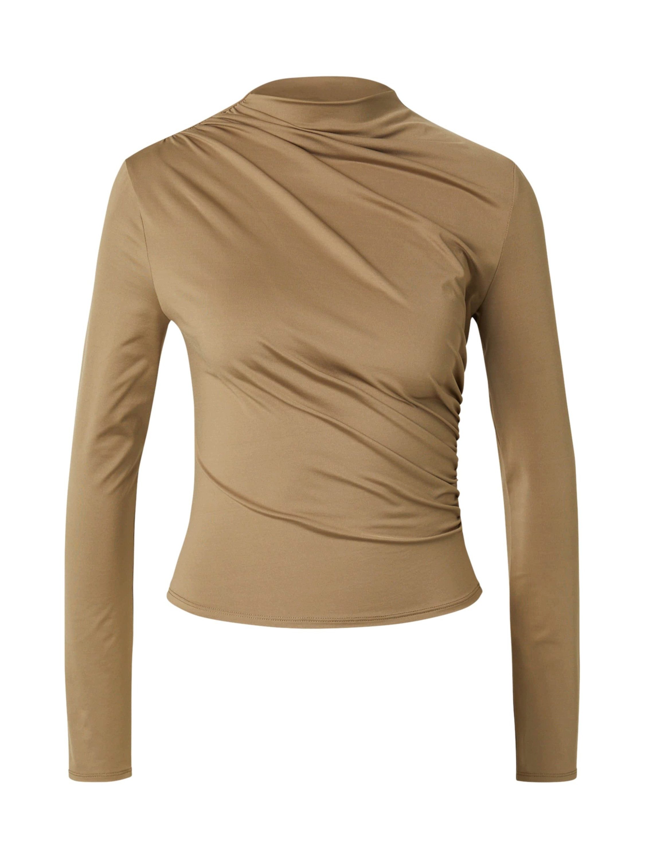 EDITED Langarmshirt Omara (1-tlg) Drapiert/gerafft günstig online kaufen