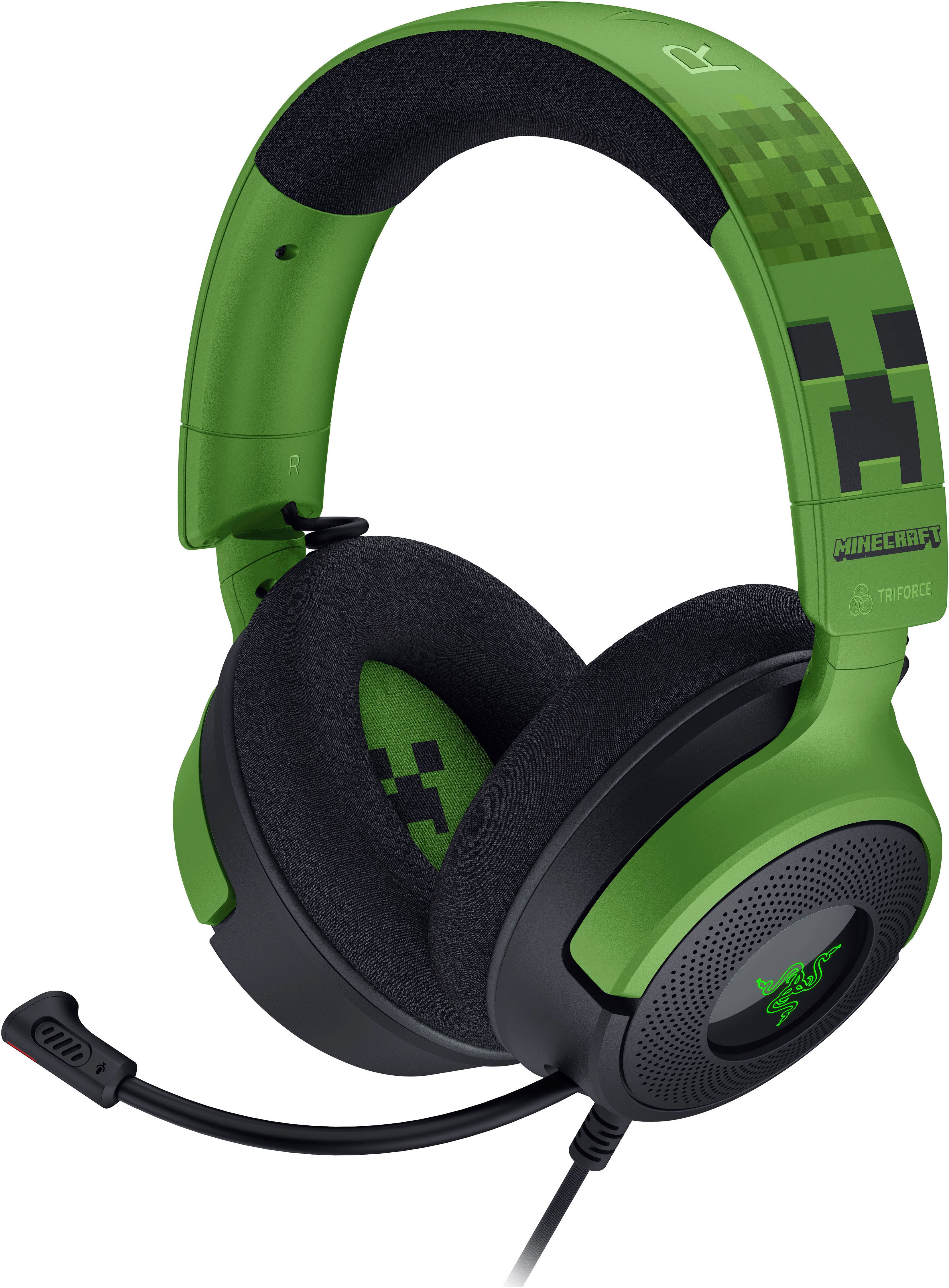 RAZER Kraken V4 X - Minecraft Edition Gaming-Headset (Rauschunterdrückung)