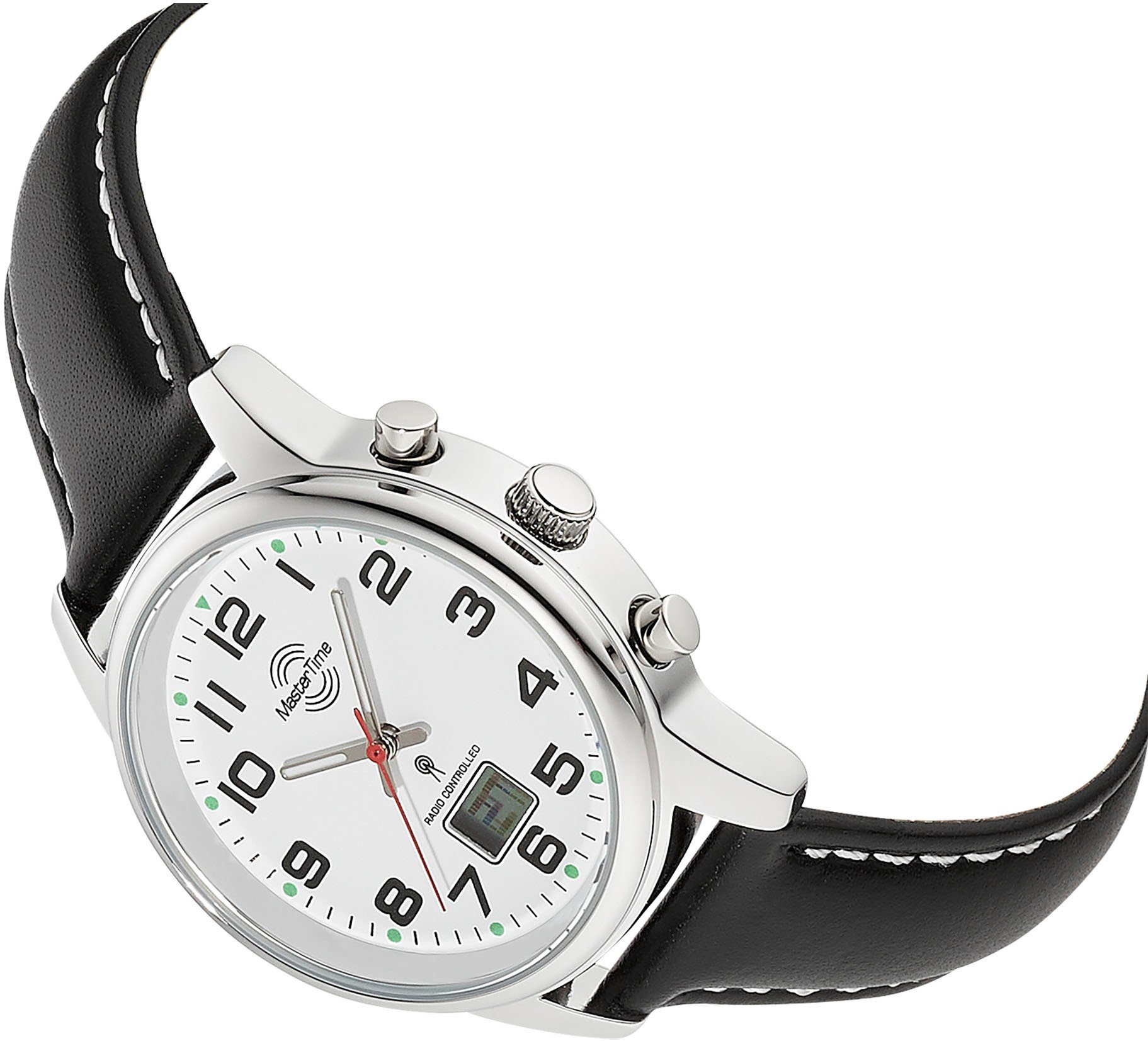 MASTER TIME Funkuhr Super Power MTGA-10814-12L, Armbanduhr, Quarzuhr, Herre günstig online kaufen