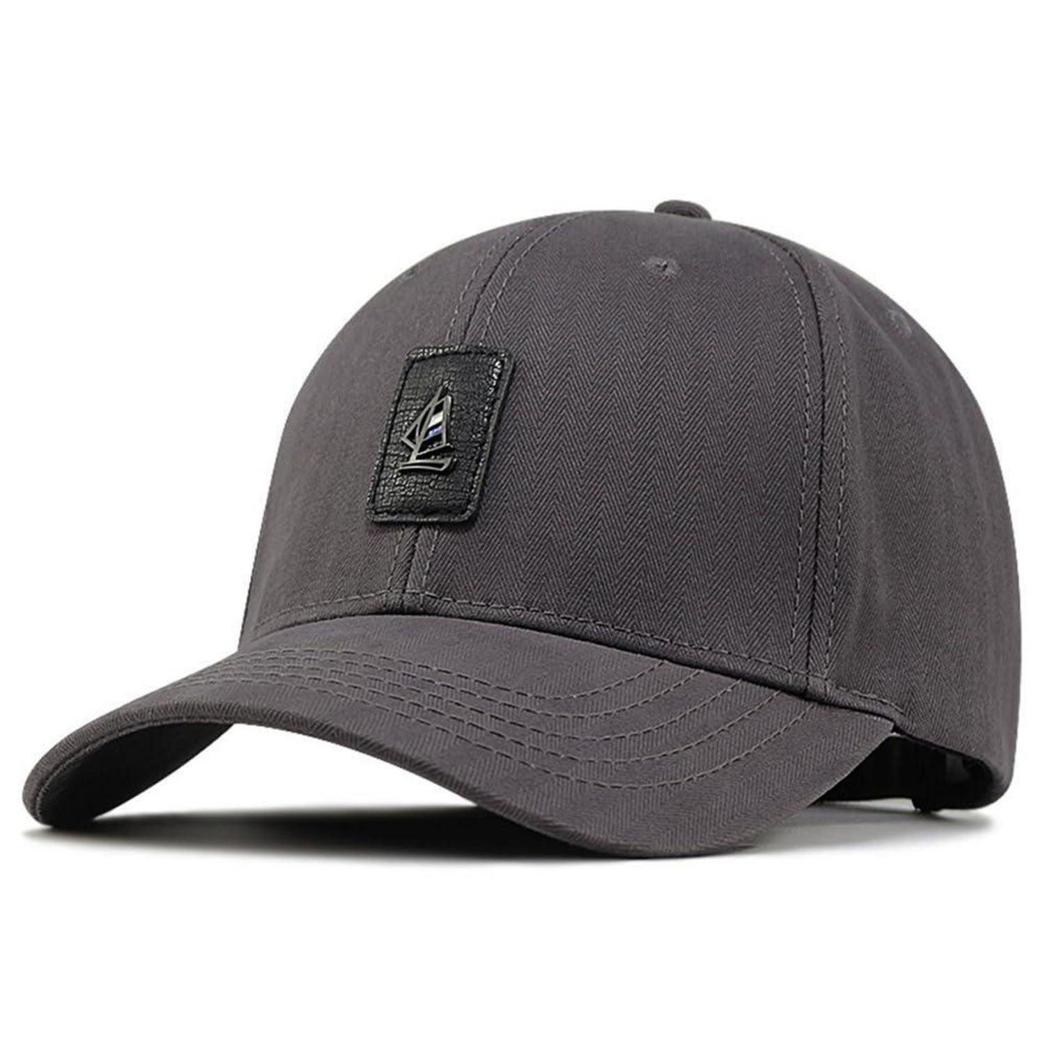 Baseball Cap Baseballkappe Herren Damen Baumwolle verstellbar Sport M 1 Grau