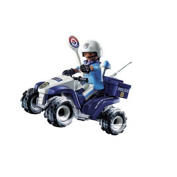 Playmobil® Konstruktions-Spielset Polizei-Speed Quad