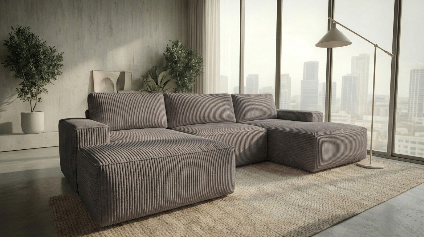 A&J MöbelLand GmbH Ecksofa EINAR mit Schlaffunktion, Bonellfederkern und Bettkasten, TOP ANGEBOT!