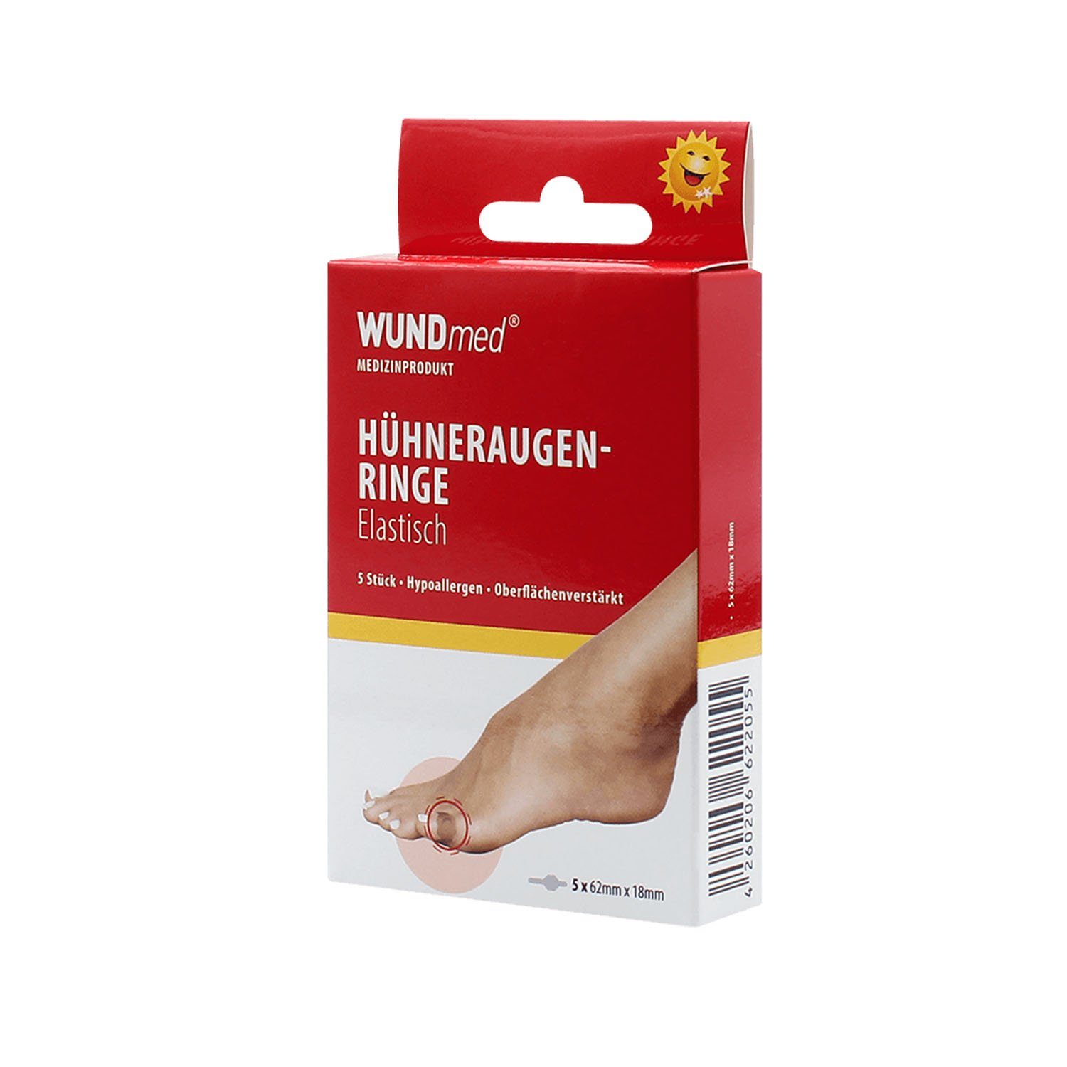 Wundmed Hühneraugenpflaster Hühneraugenringe Latex