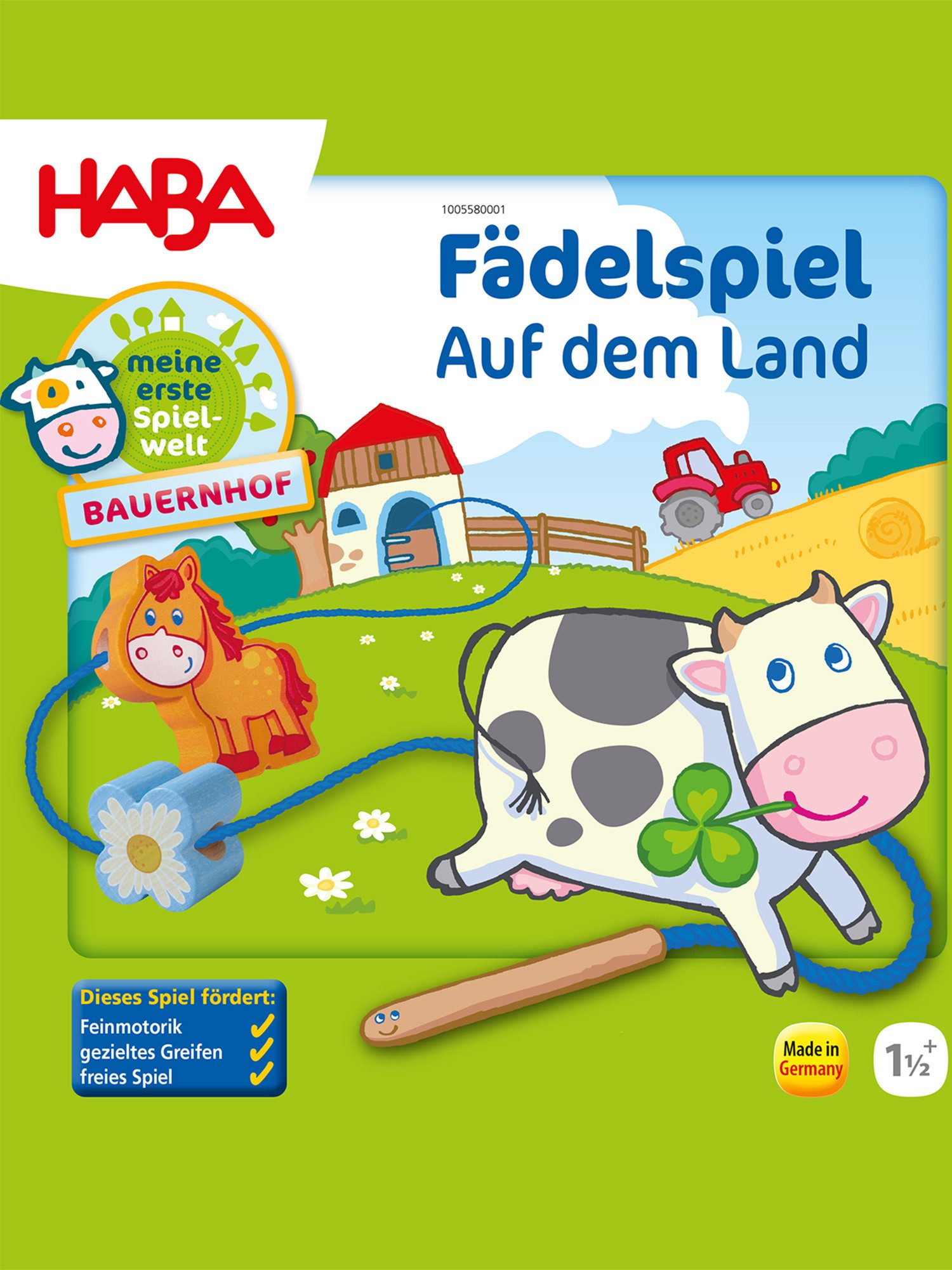 Haba Lernspielzeug Fädelspiele, spielend lernen und zuordnen