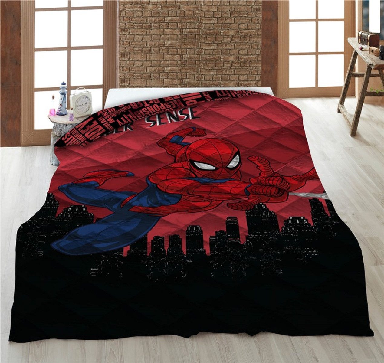Wohndecke Decke 140x200 cm, 100% Polyester Bett-Decke für Kinderzimmer, Spi günstig online kaufen