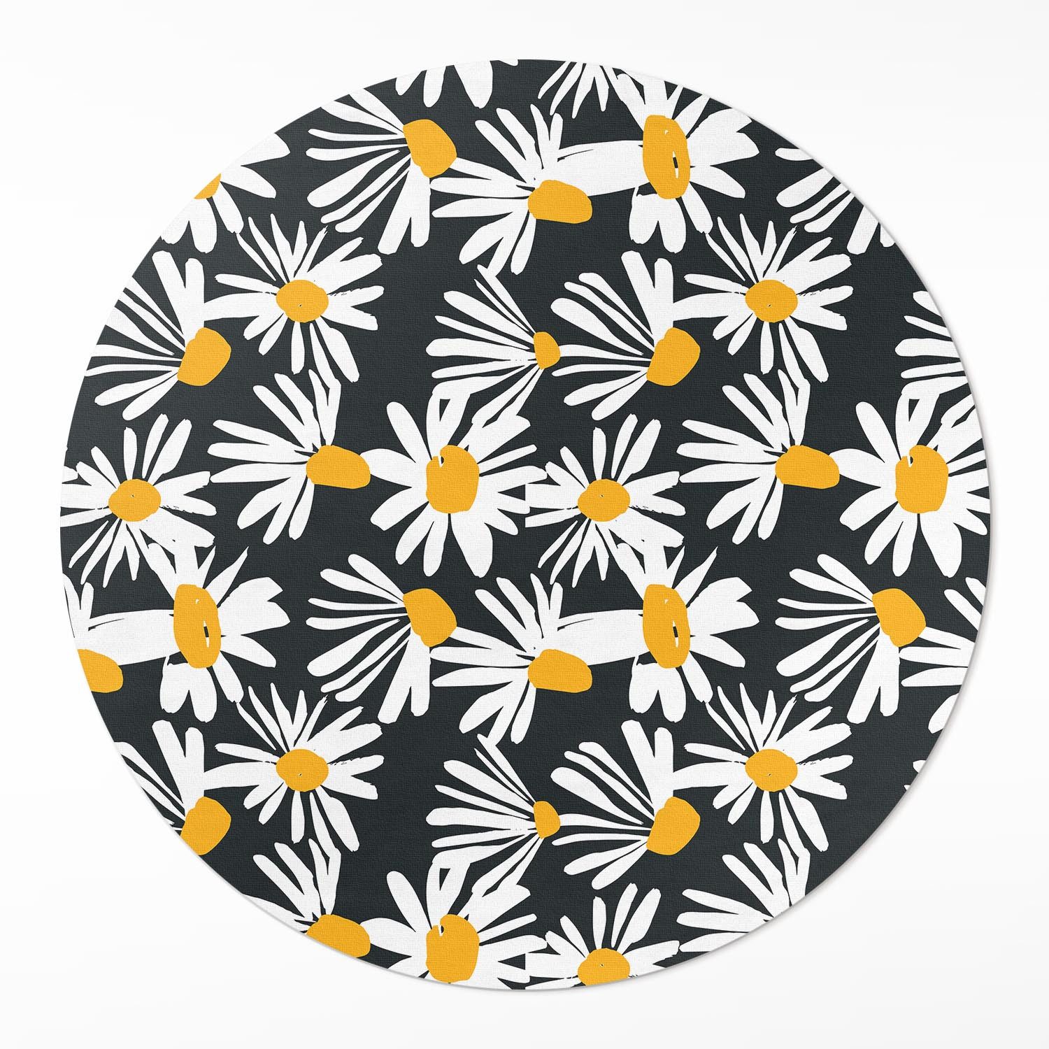 Tulup Vinylteppich Pvc Teppich Gänseblümchen Teppich Auf Pvc Vinyl Teppich Läufer, Höhe: 50 mm