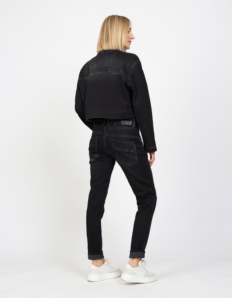 GANG Blouson 94ALEXA JACKET black washed down
