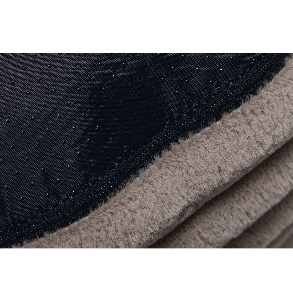 Karlie Tierbett Designed by Lotte Hundebett Reza - rund, beige Größe: 65 x 16 cm