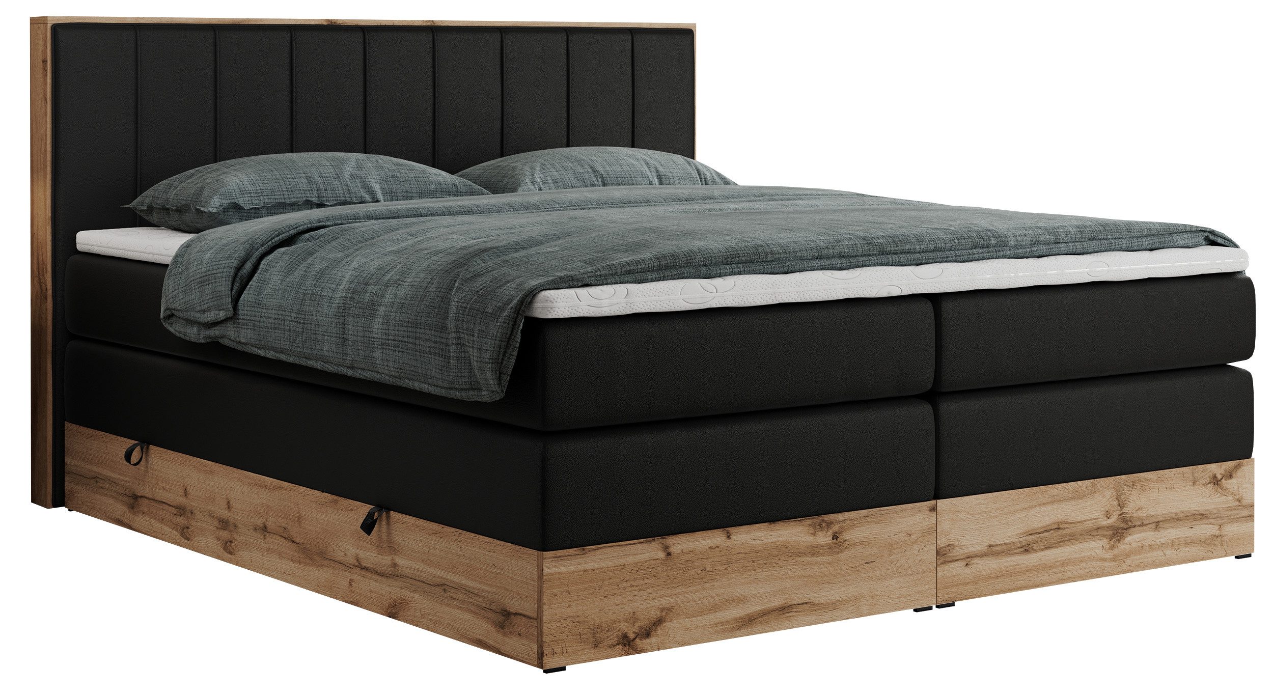 MKS MÖBEL Boxspringbett BELLISSIMO KING (Topper günstig online kaufen